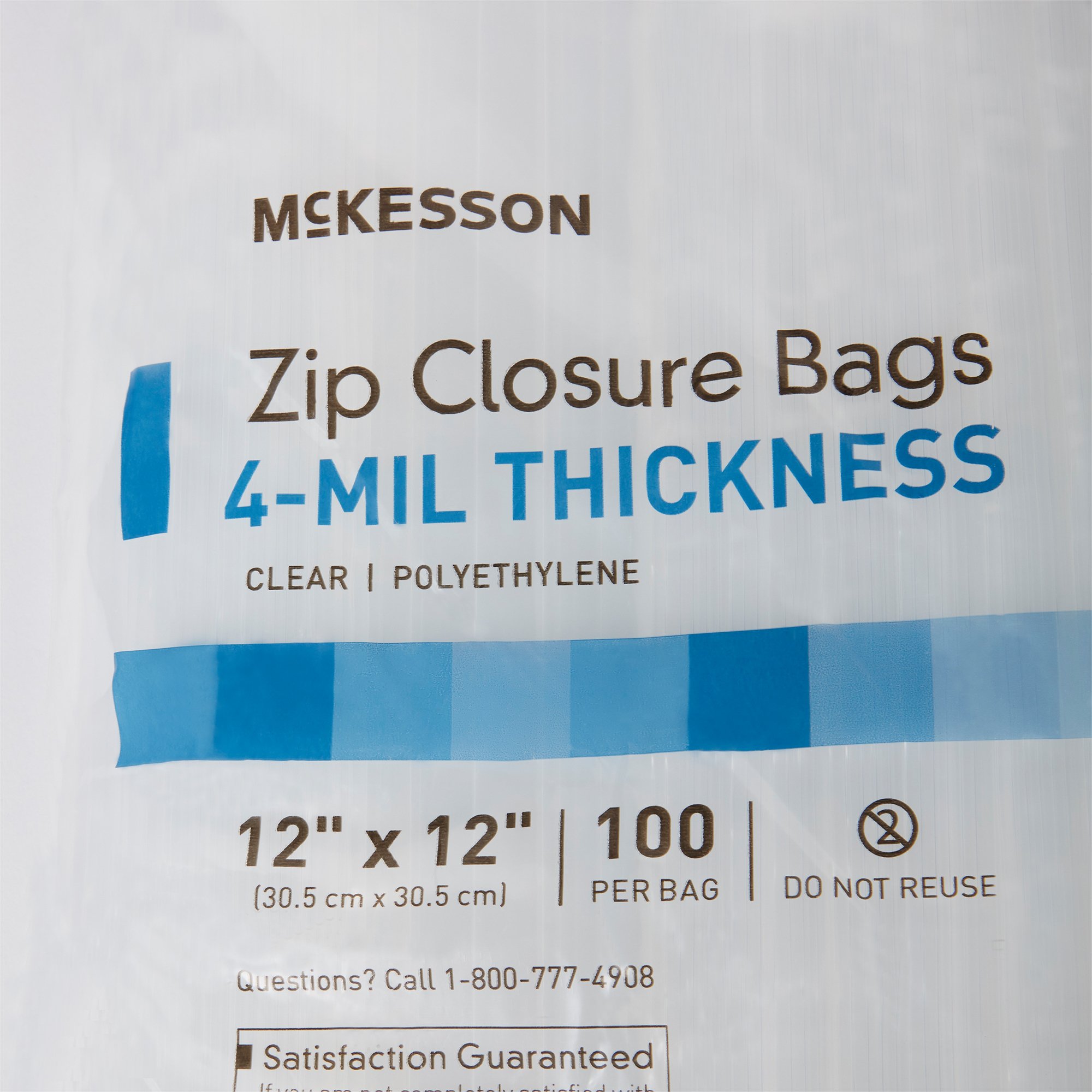 McKesson Zip Closure Bag, 12 x 12 in. - Image 4