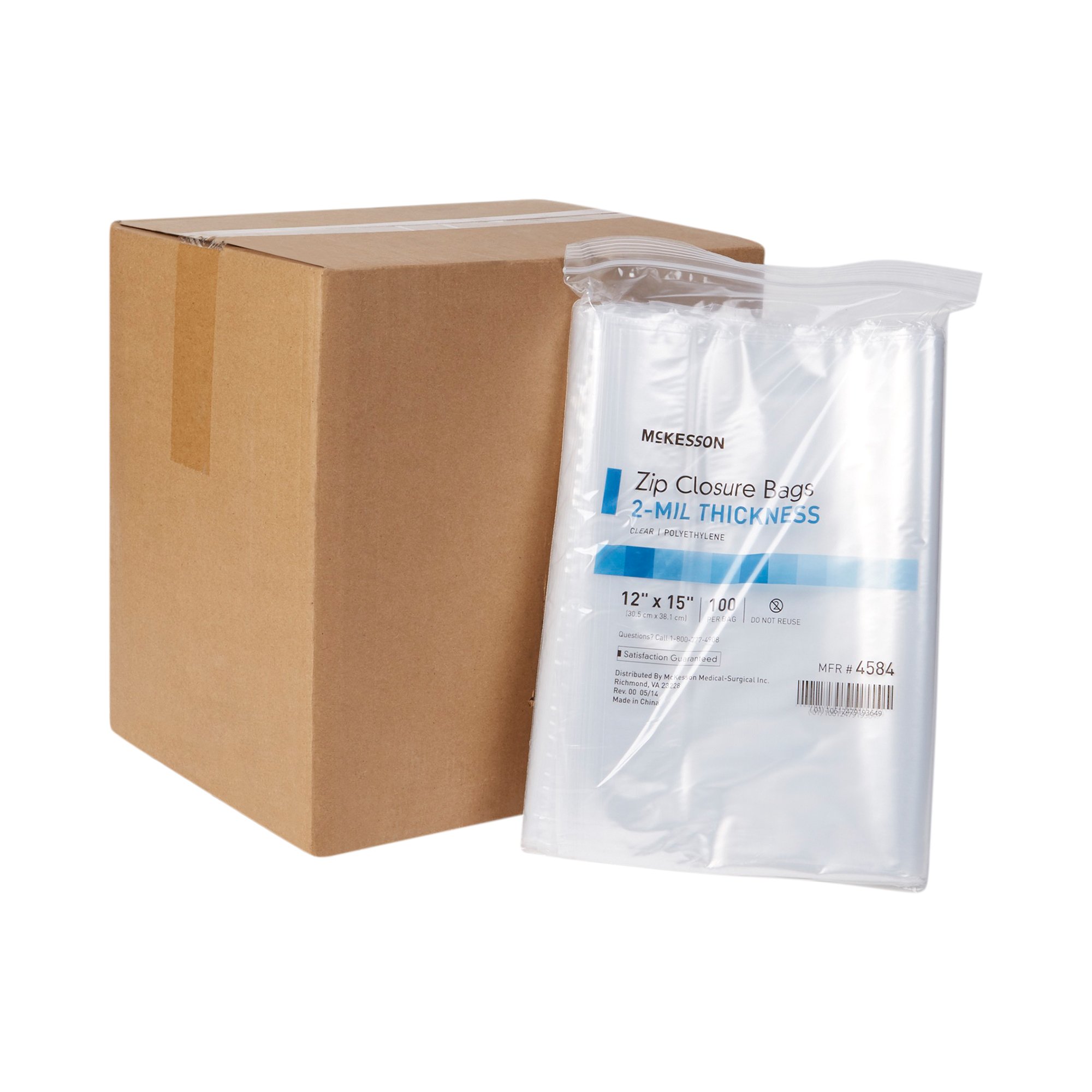 McKesson Zip Closure Bag, 12 X 15 Inches - Image 7