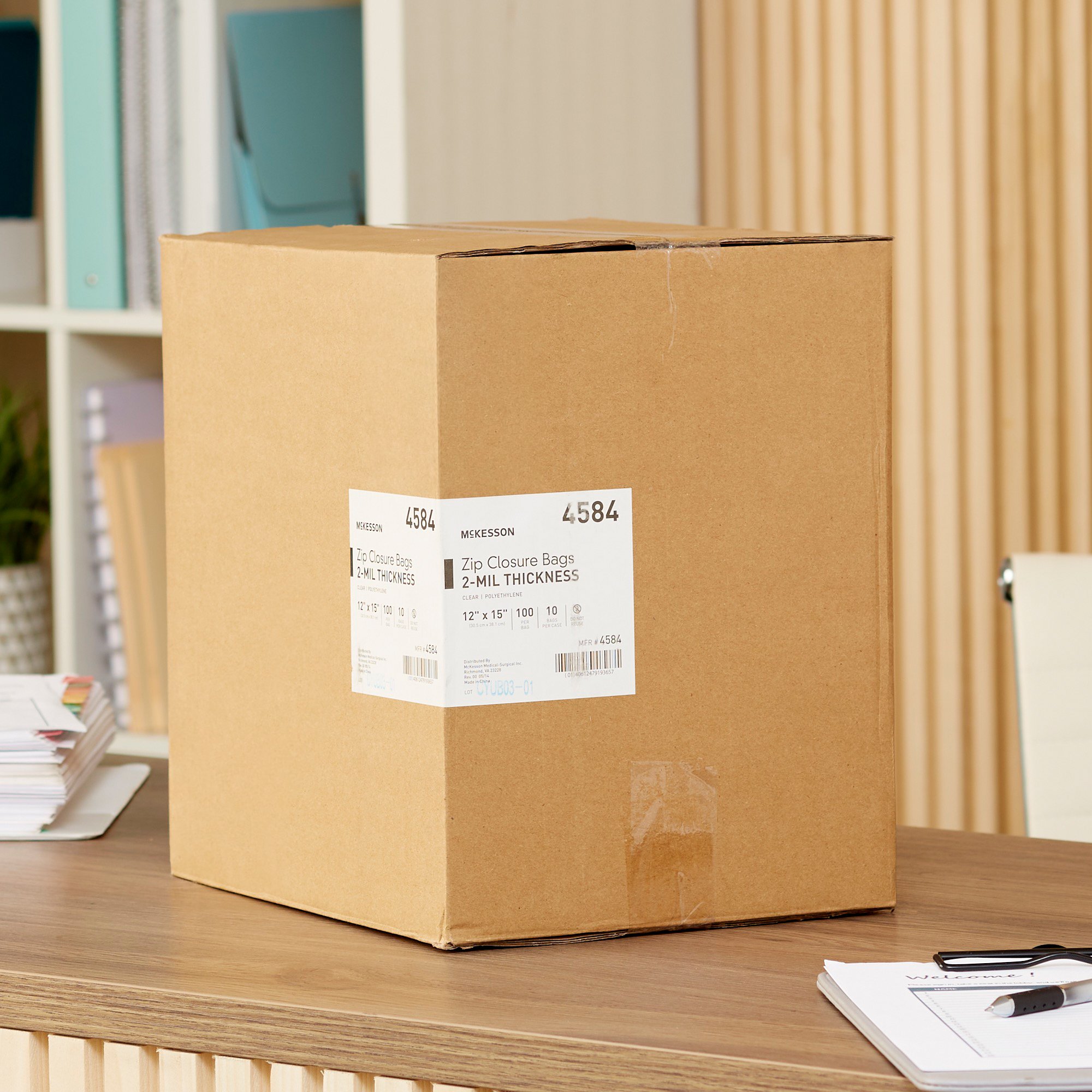 McKesson Zip Closure Bag, 12 X 15 Inches - Image 10