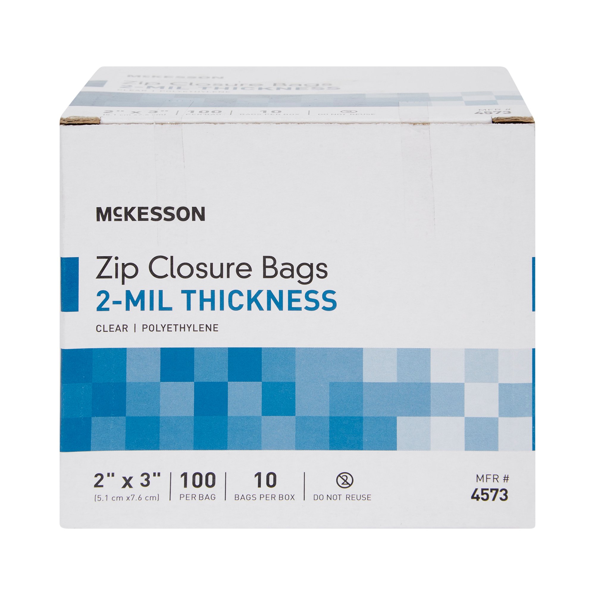 McKesson Zip Closure Bag, 2 x 3 in. - Image 2