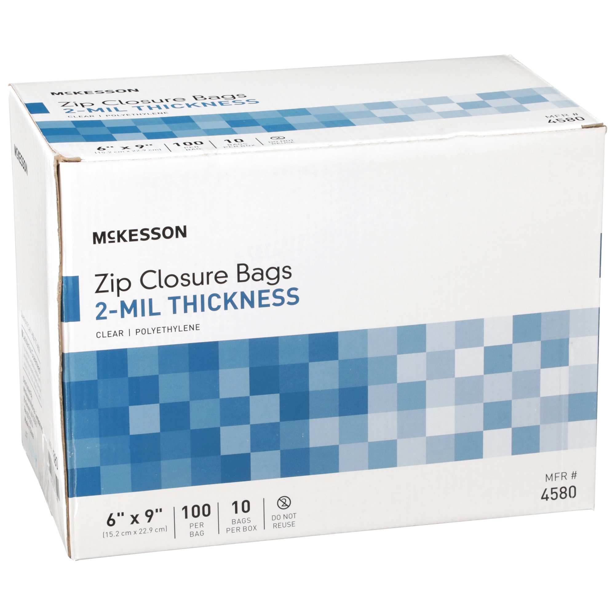 McKesson Zip Closure Bag, 6 x 9 Inches - Image 2