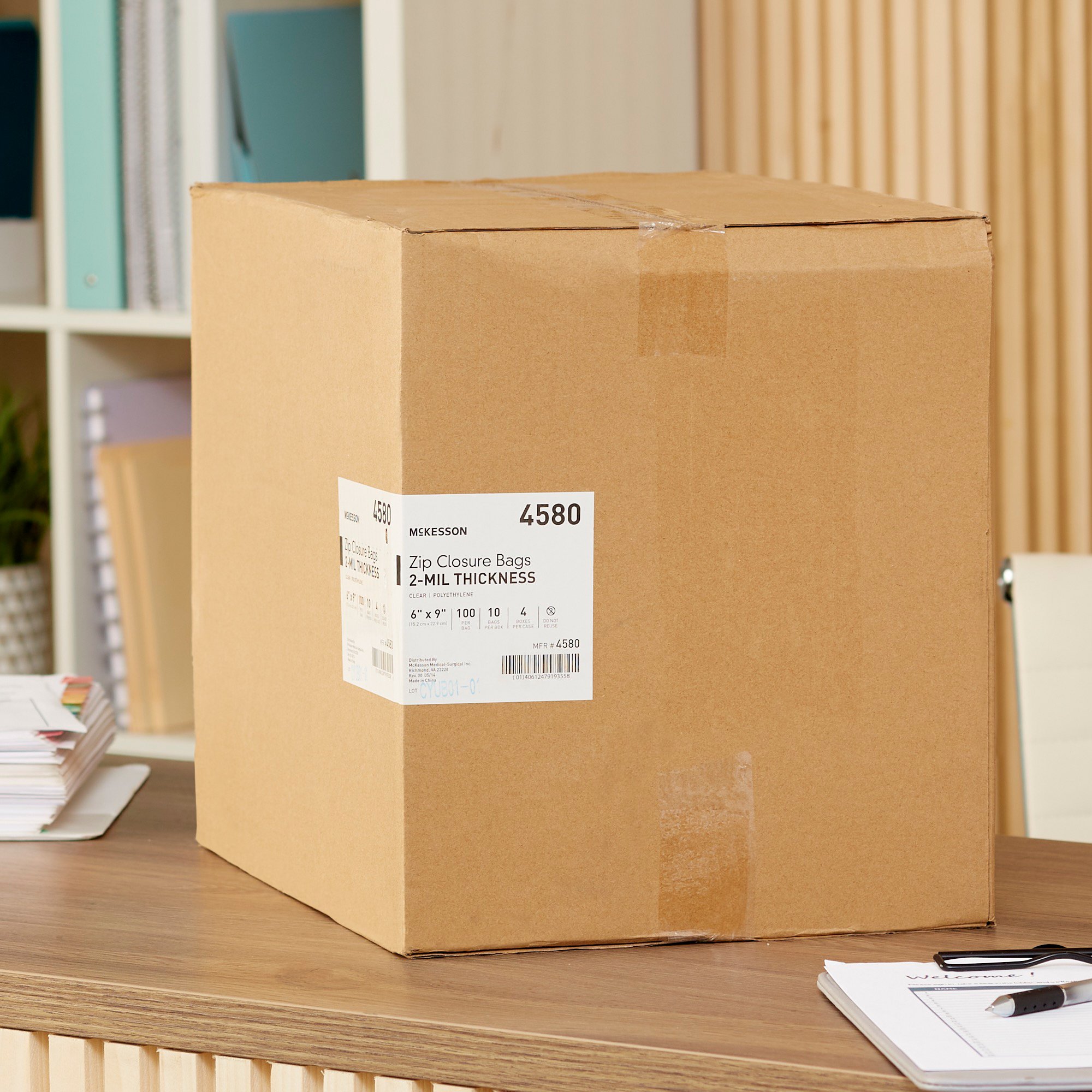 McKesson Zip Closure Bag, 6 x 9 Inches - Image 10