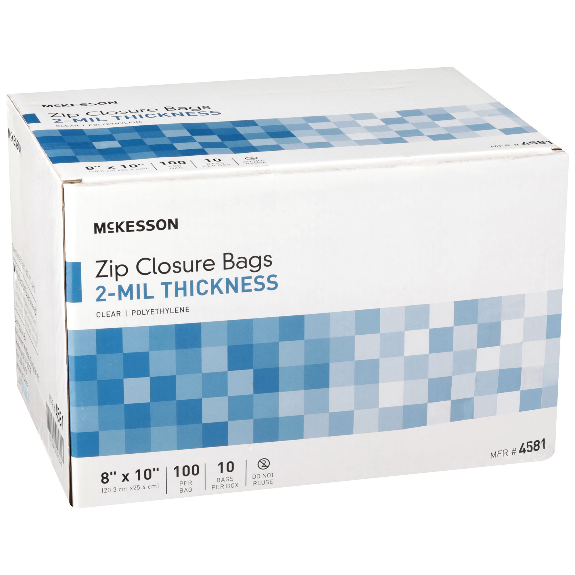 McKesson Zip Closure Bag, 8 X 10 Inches - Image 2