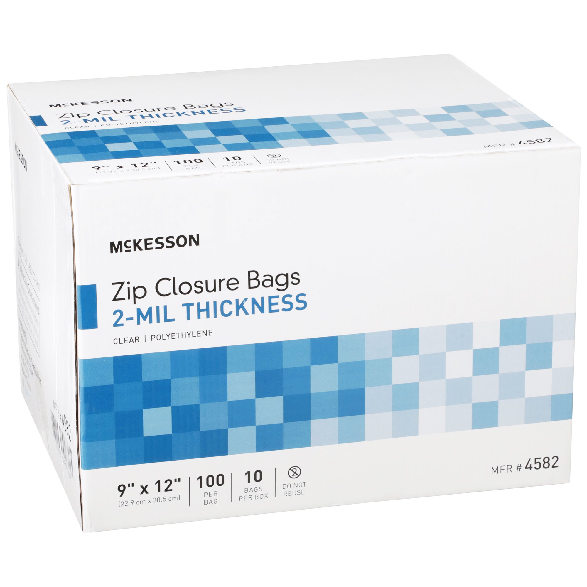 McKesson Zip Closure Bag, 9 X 12 Inches - Image 2