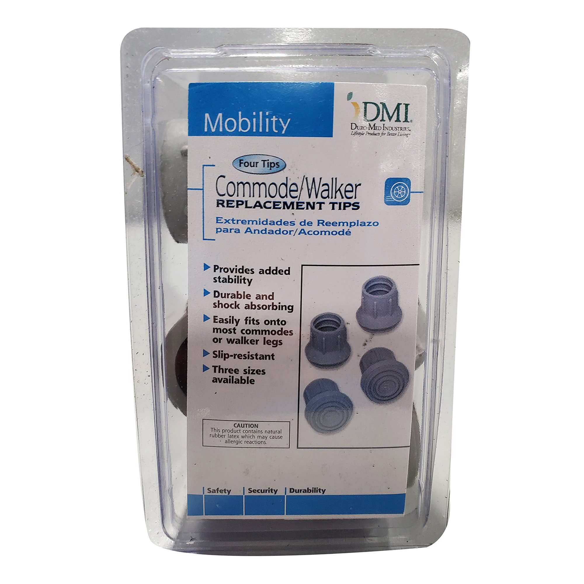 Mabis Replacement Tips for Walkers, Canes and Commode Chairs, 1-inch - Image 7