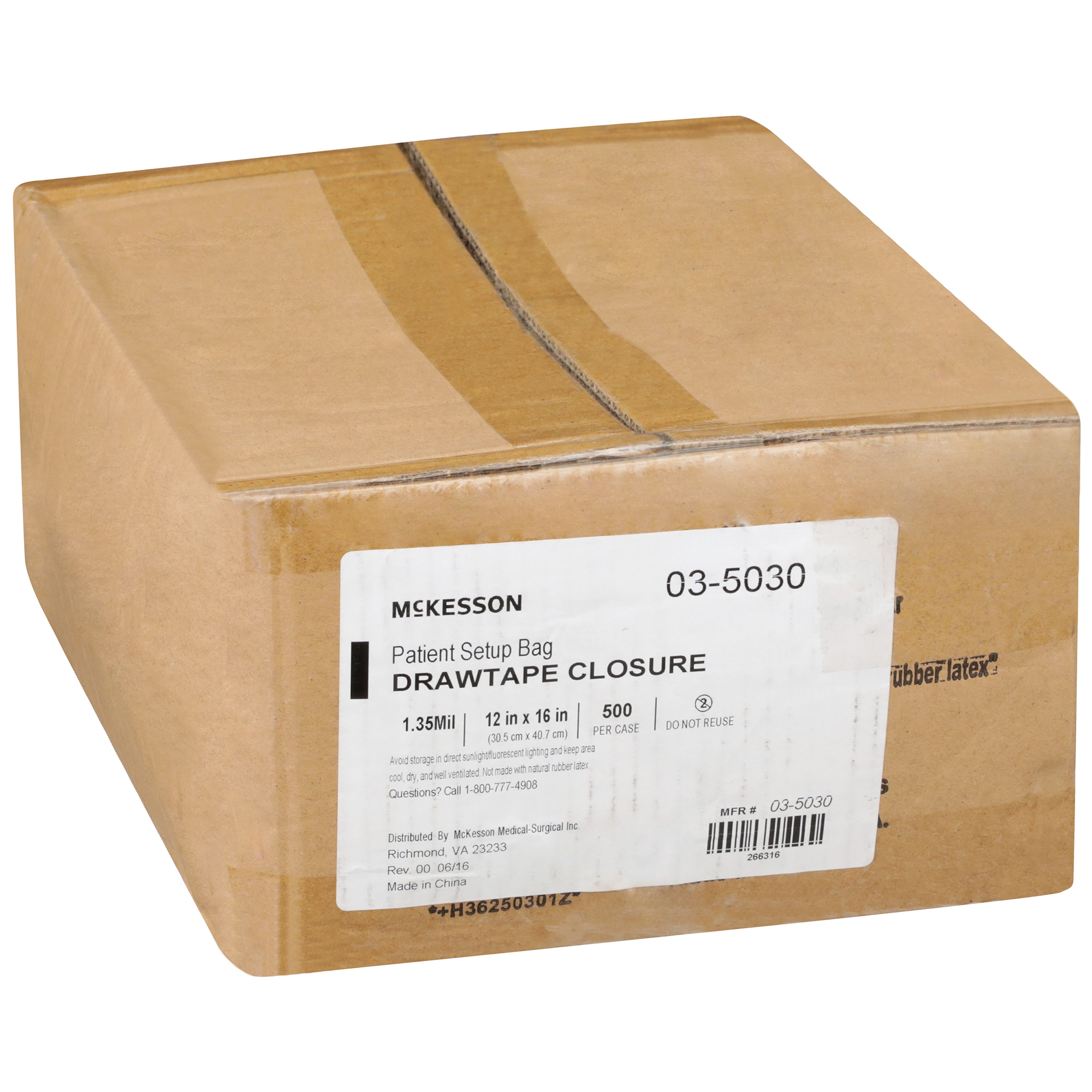 McKesson PULL-TITE™ Respiratory Set-up Bag - Image 2