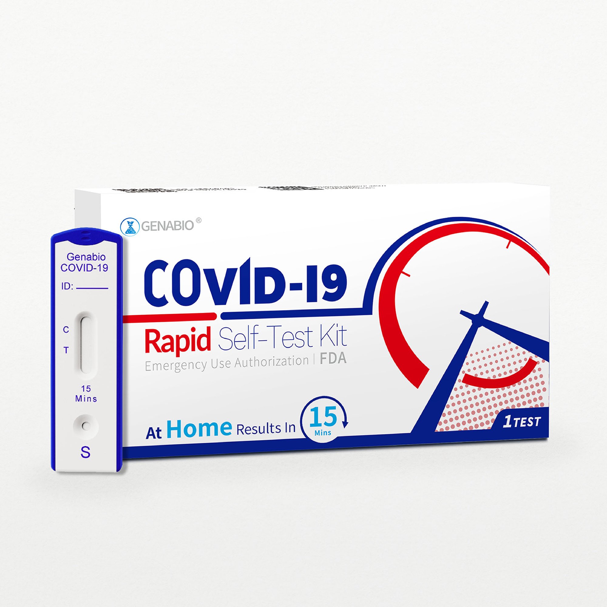 Genabio® COVID-19 at Home Rapid Self-Test Kit, 14 Tests per Pack