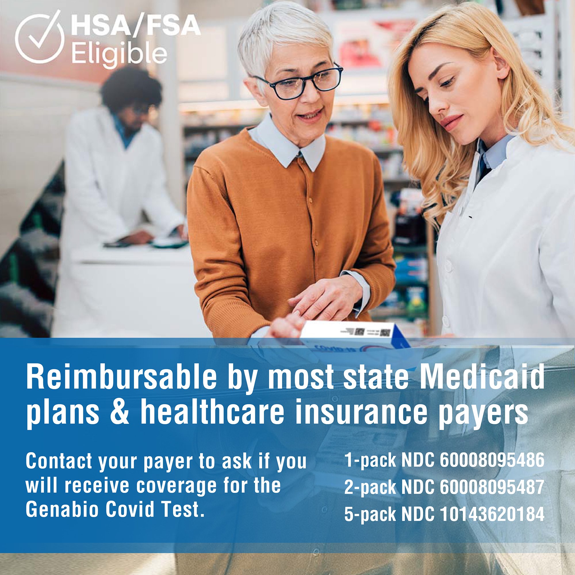 Genabio® COVID-19 at Home Rapid Self-Test Kit, 14 Tests per Pack - Image 4