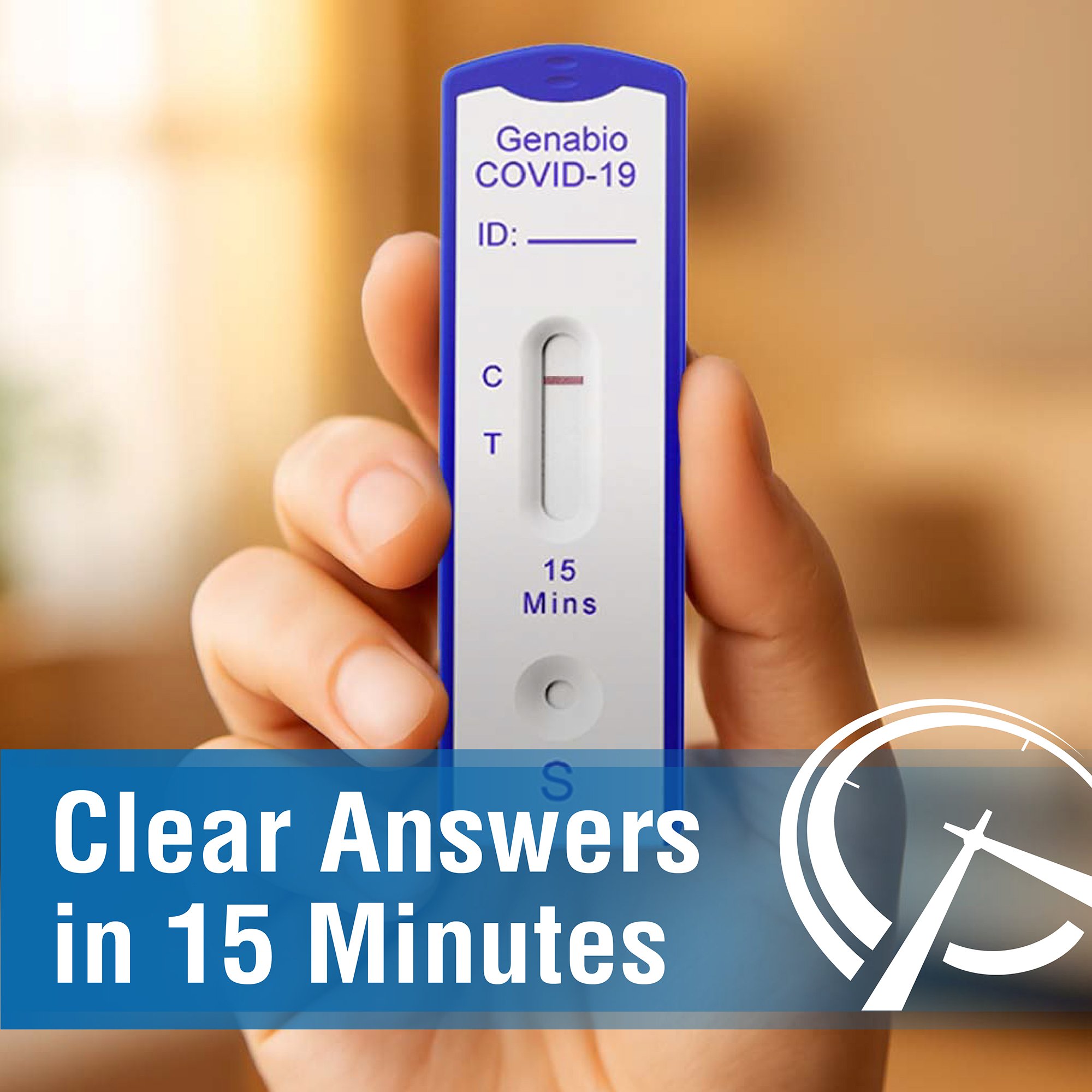 Genabio® COVID-19 at Home Rapid Self-Test Kit, Two Tests per Pack - Image 2