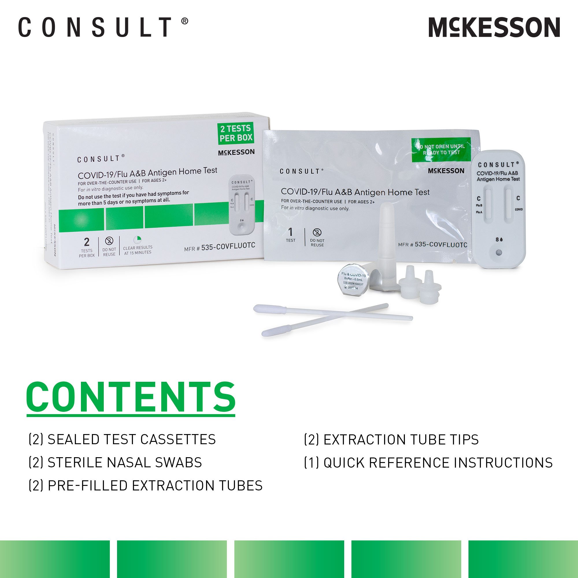 McKesson Consult® COVID-19/Flu A & B Antigen Home Test - Image 8