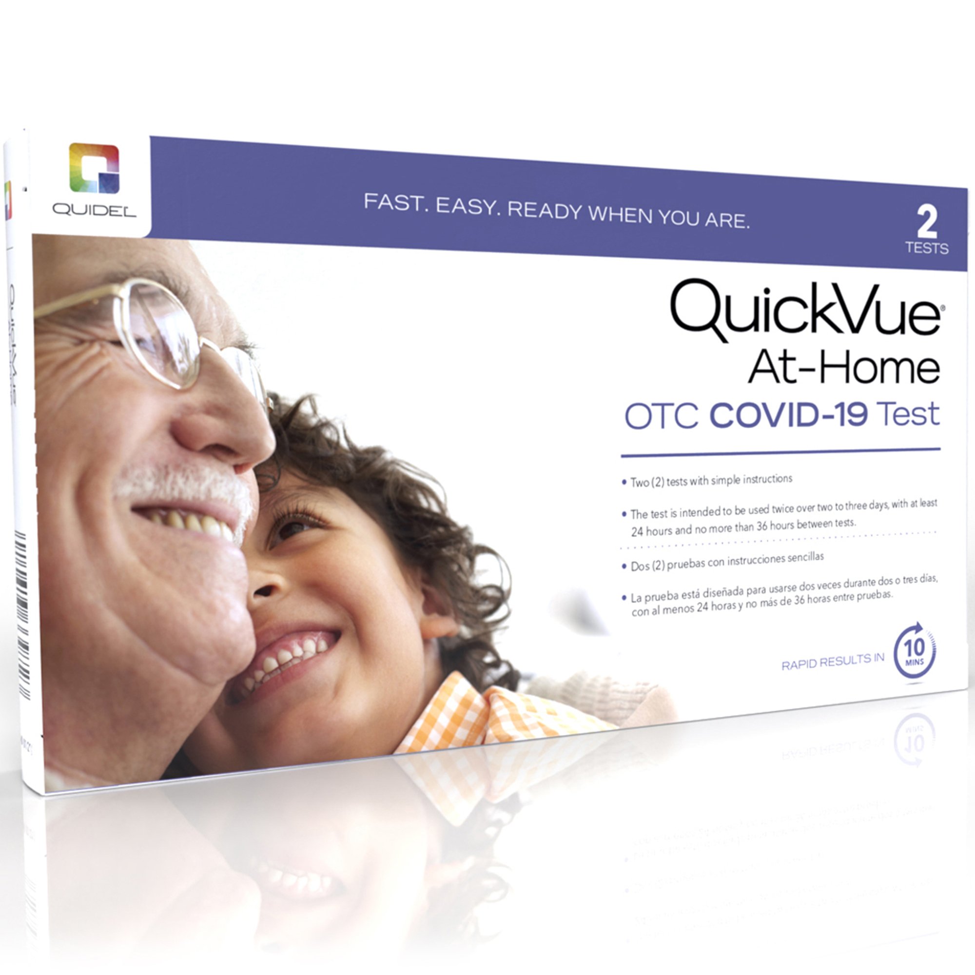 QuickVue® At-Home OTC COVID-19 Respiratory Test Kit - Image 2