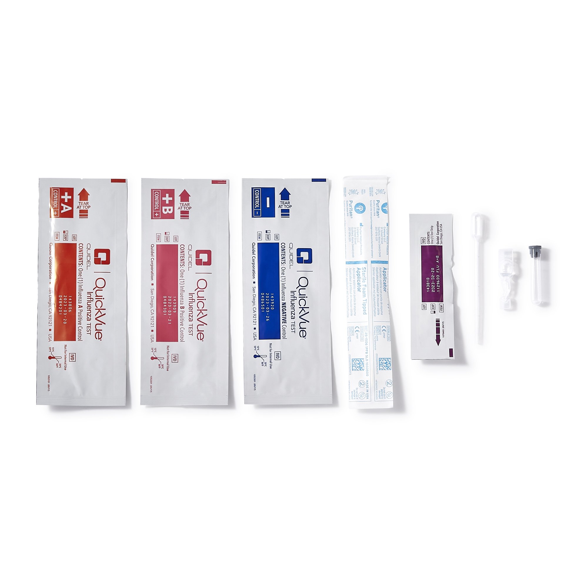 QuickVue® Influenza A + B Infectious Disease Immunoassay Respiratory Test Kit - Image 2