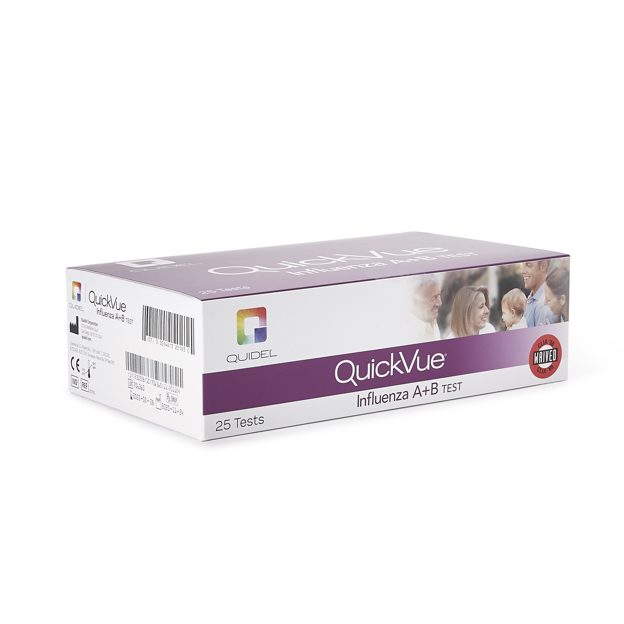 QuickVue® Influenza A + B Infectious Disease Immunoassay Respiratory Test Kit - Image 4