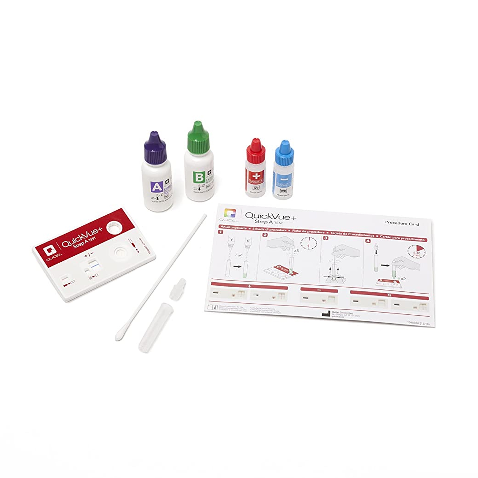 QuickVue+® Strep A Infectious Disease Immunoassay Respiratory Test Kit - Image 4