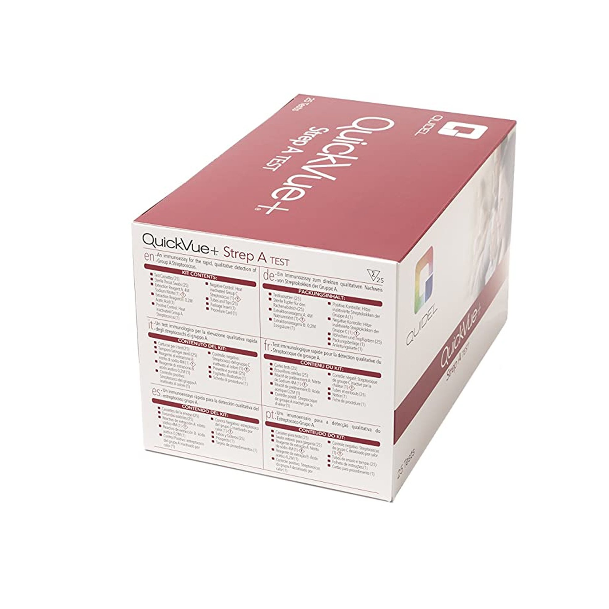 QuickVue+® Strep A Infectious Disease Immunoassay Respiratory Test Kit - Image 3