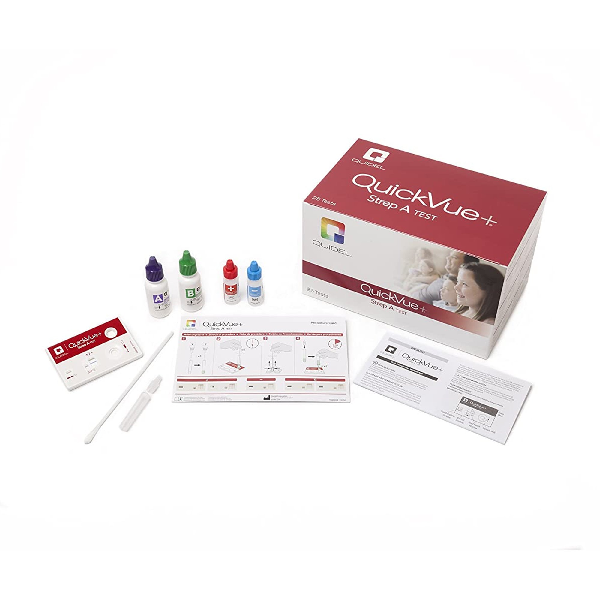 QuickVue+® Strep A Infectious Disease Immunoassay Respiratory Test Kit - Image 5