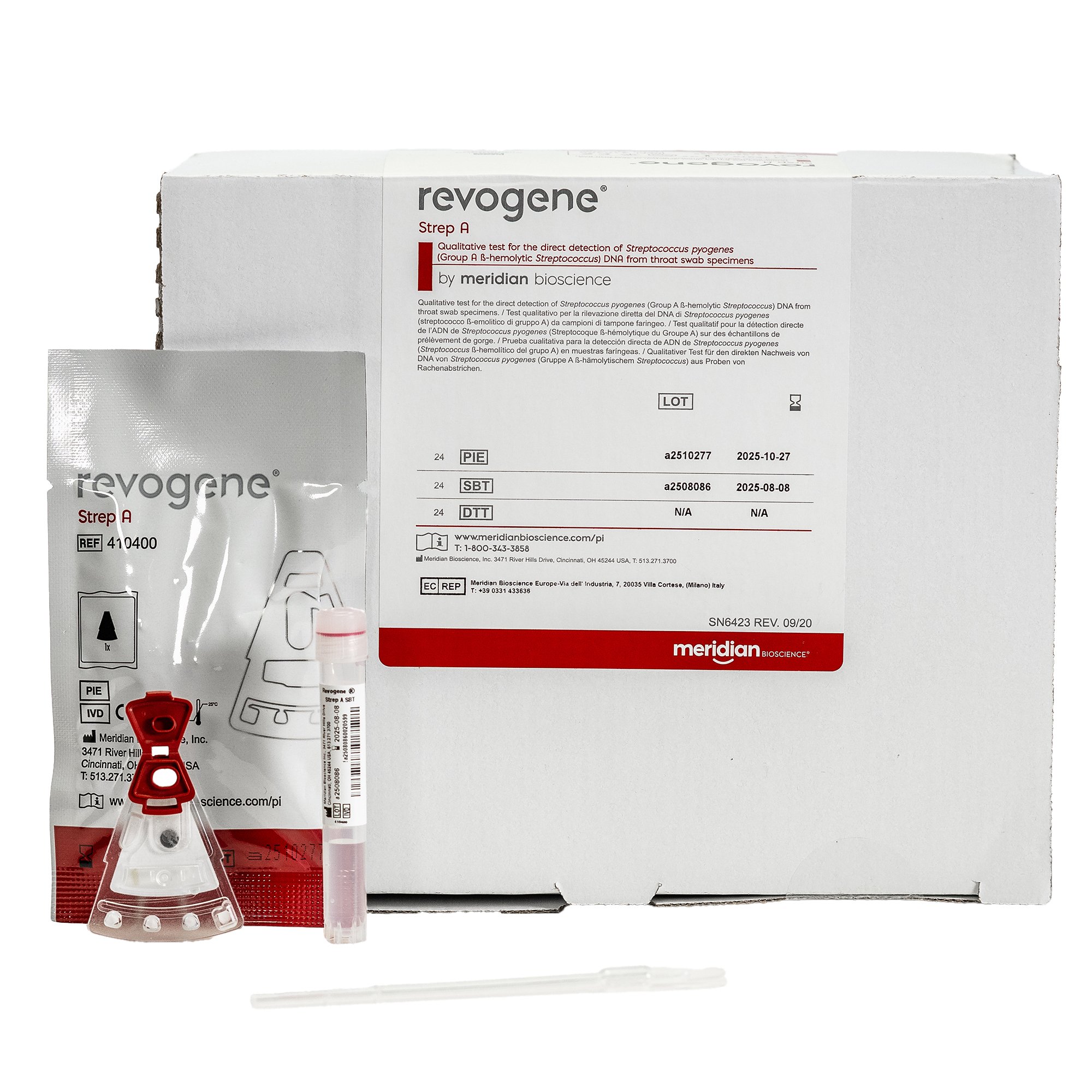 Revogene® Strep A Respiratory Test Kit