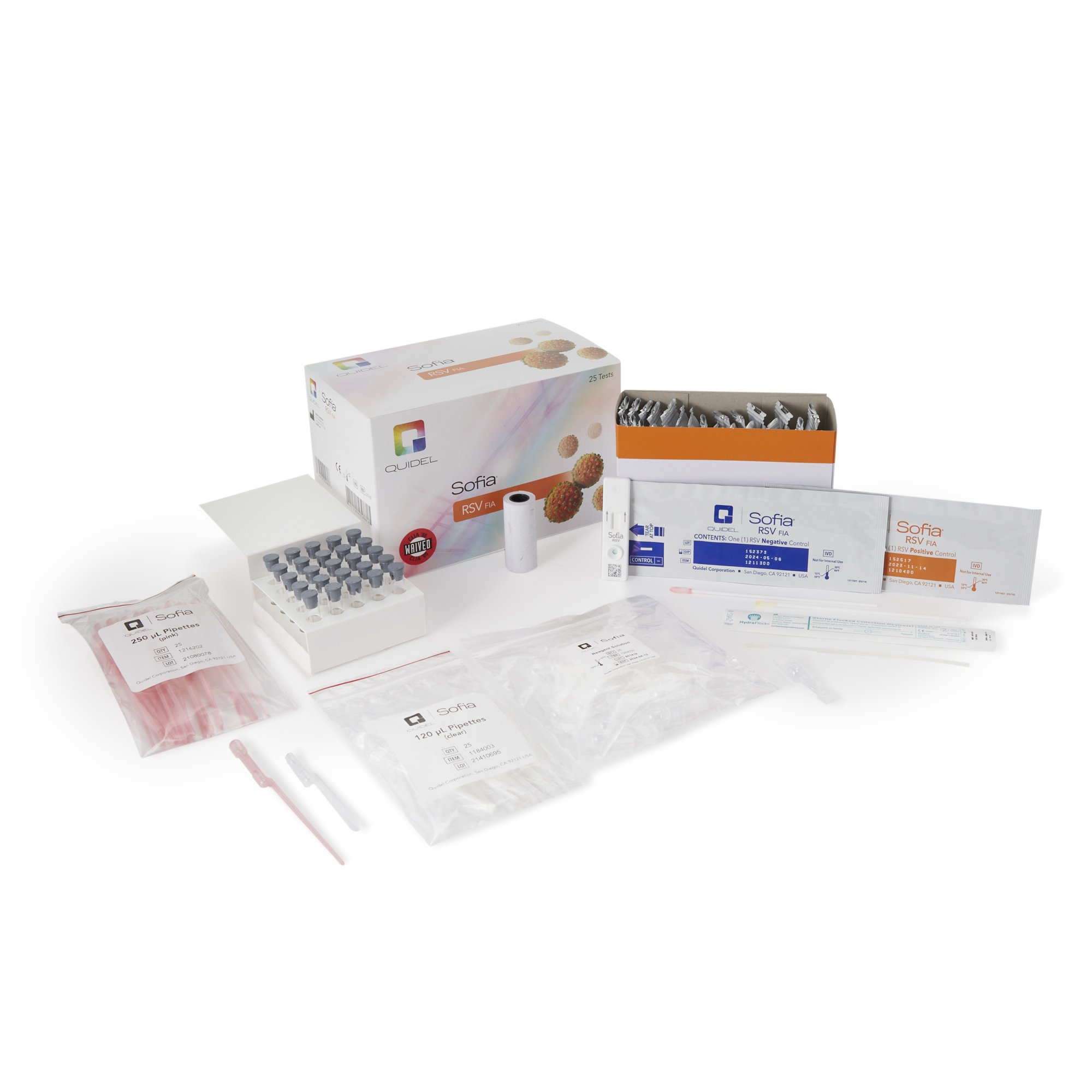 Sofia® RSV FIA Fluorescence Immunoassay (FIA) Respiratory Test Kit