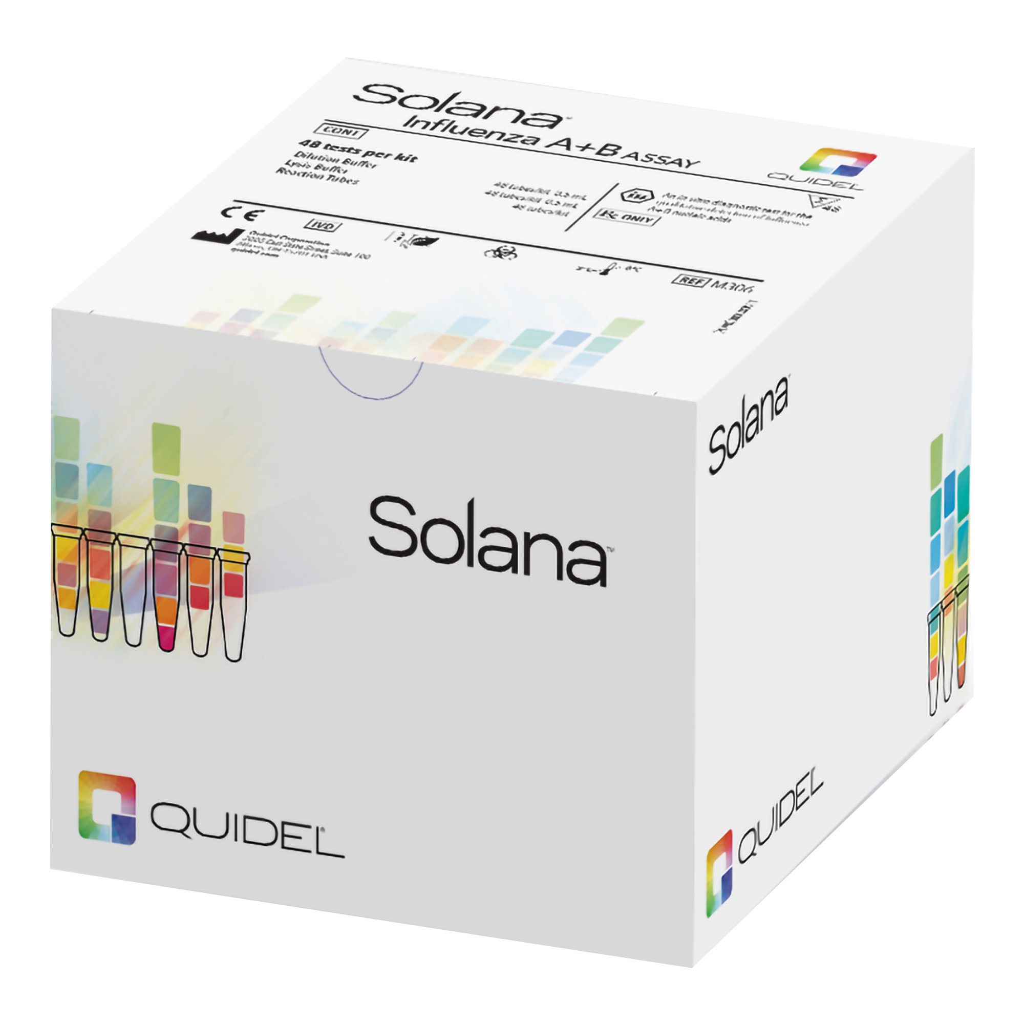 Solana® Influenza A+B Influenza Molecular Diagnostic Respiratory Test Kit