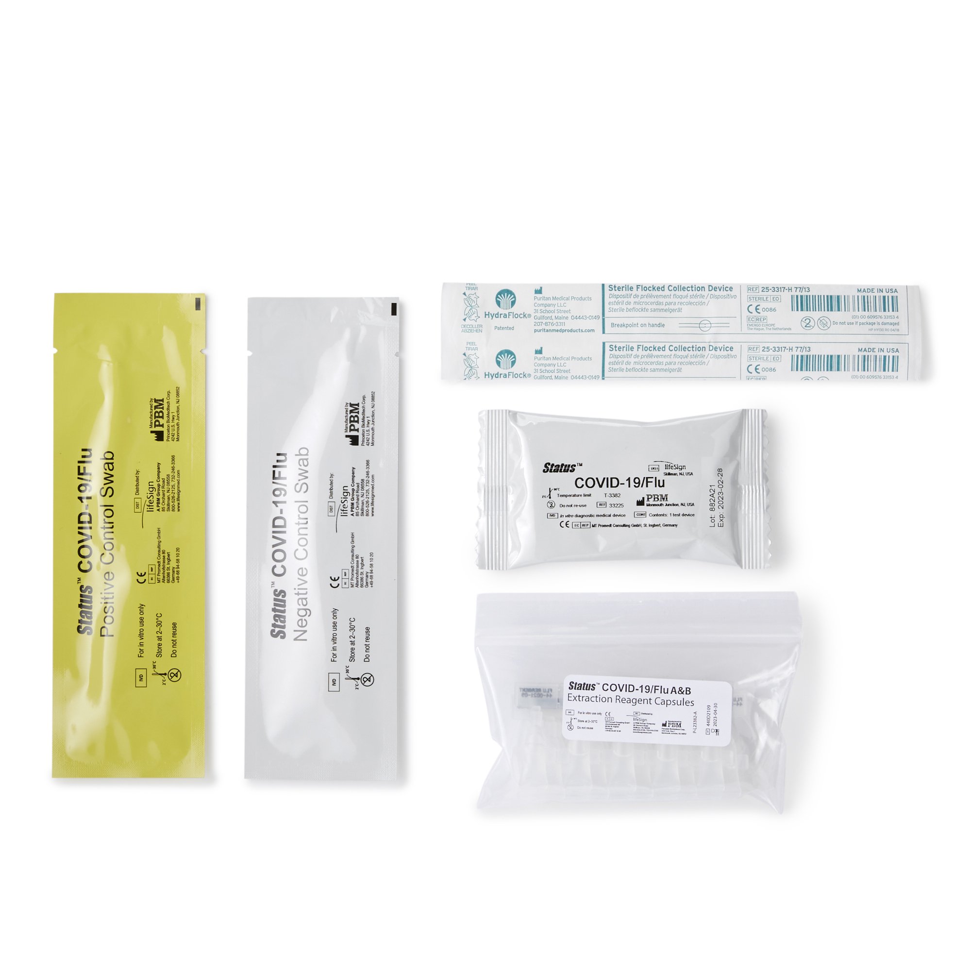 Status Covid-19 / Flu A and B Antigen Detection Respiratory Test Kit - Image 3