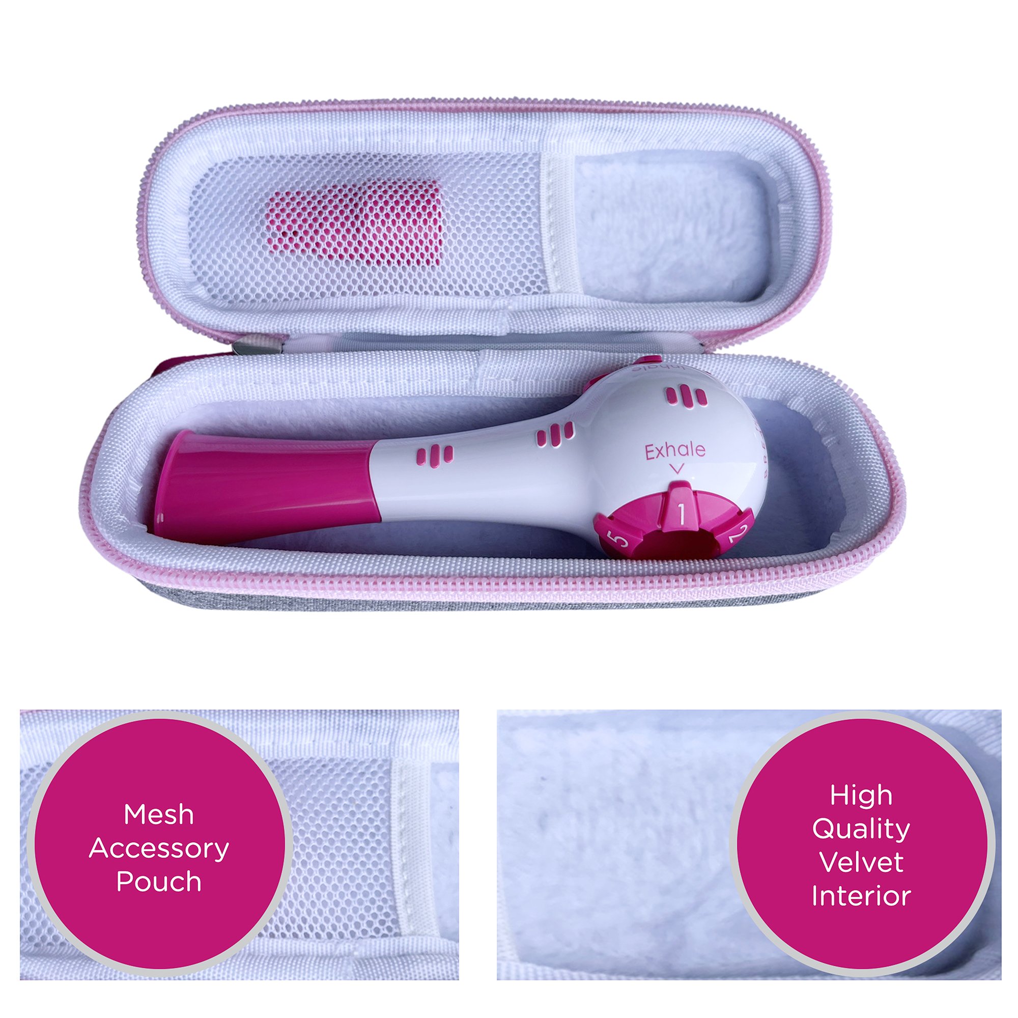 The Breather® Travel Case, Pink - Image 3