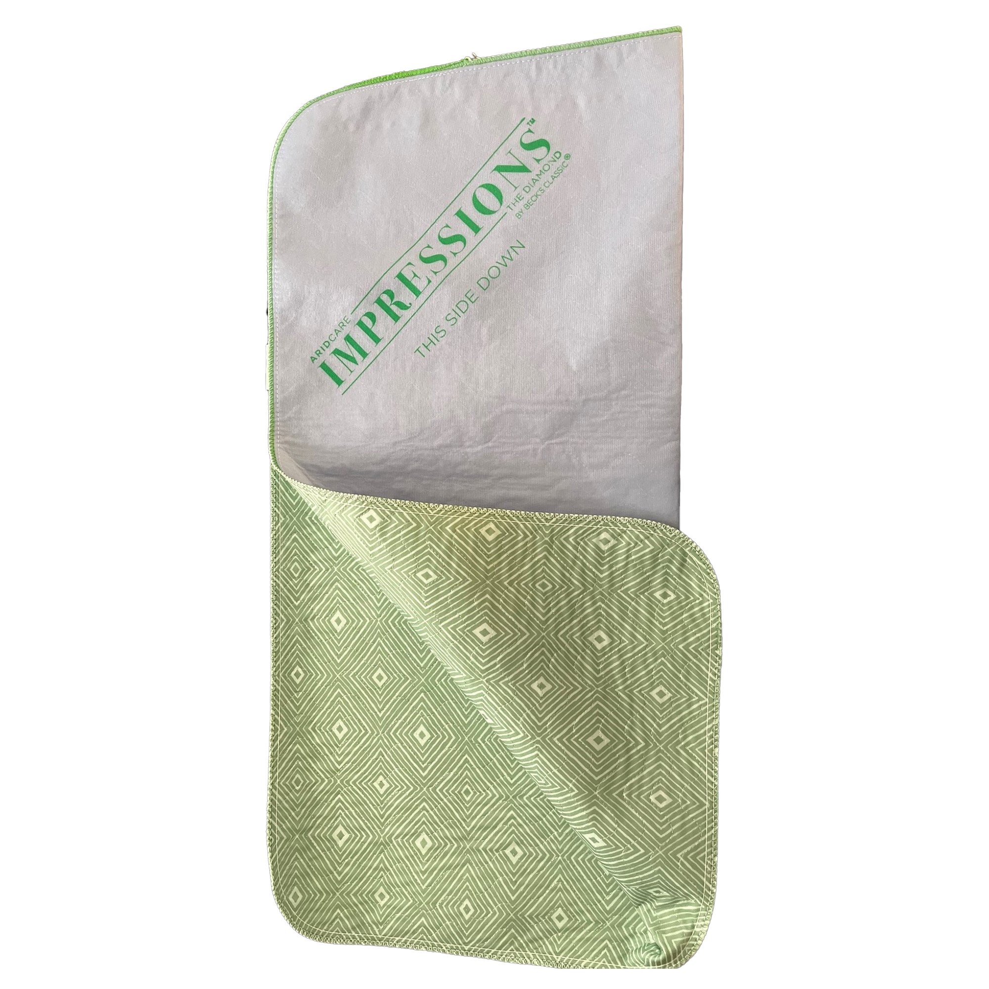 Beck's Classic Impressions Series Reusable Underpad, Diamond, 34 x 36 in.