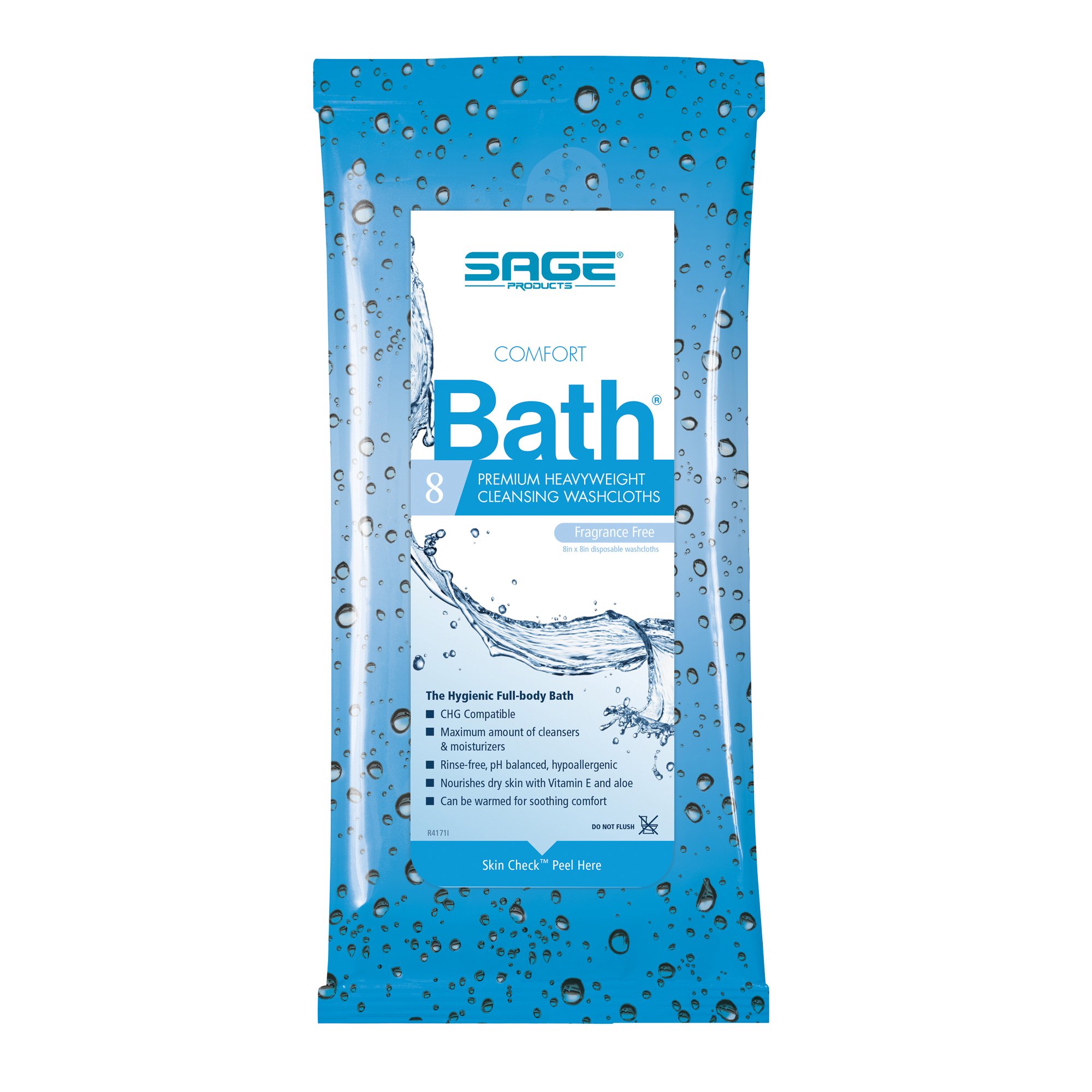Comfort Bath® Unscented Cleansing Rinse-Free Bath Wipe - Image 6
