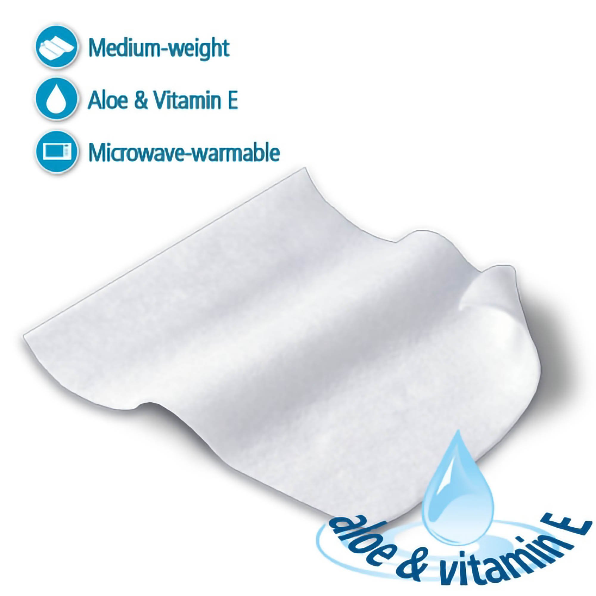 Essential Bath Rinse-Free Bath Wipes, Medium Weight, Unscented - Image 3