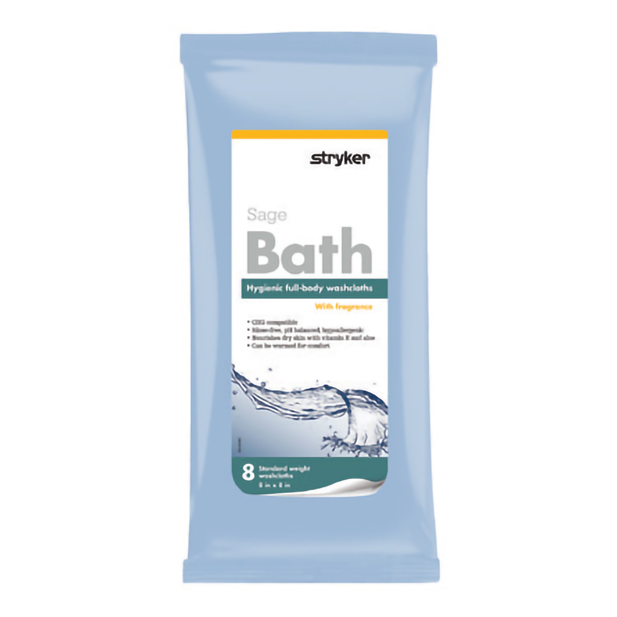 Sage Comfort Bath® Rinse-Free Bath Wipe, Scented