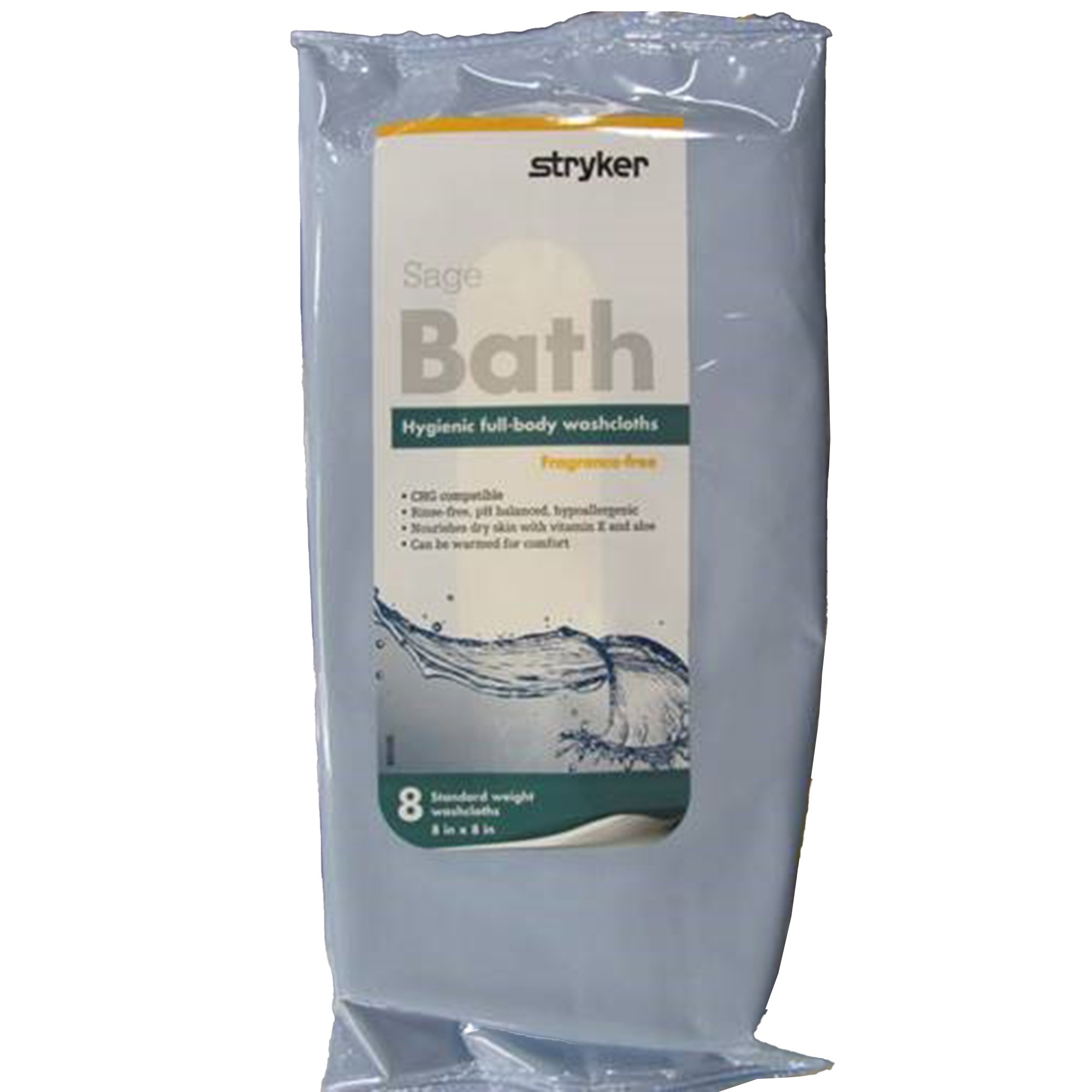 Sage® Rinse-Free Bath Wipe