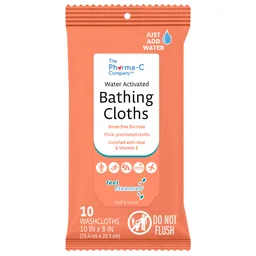 The Pharma-C Company® Rinse-Free Bath Wipe