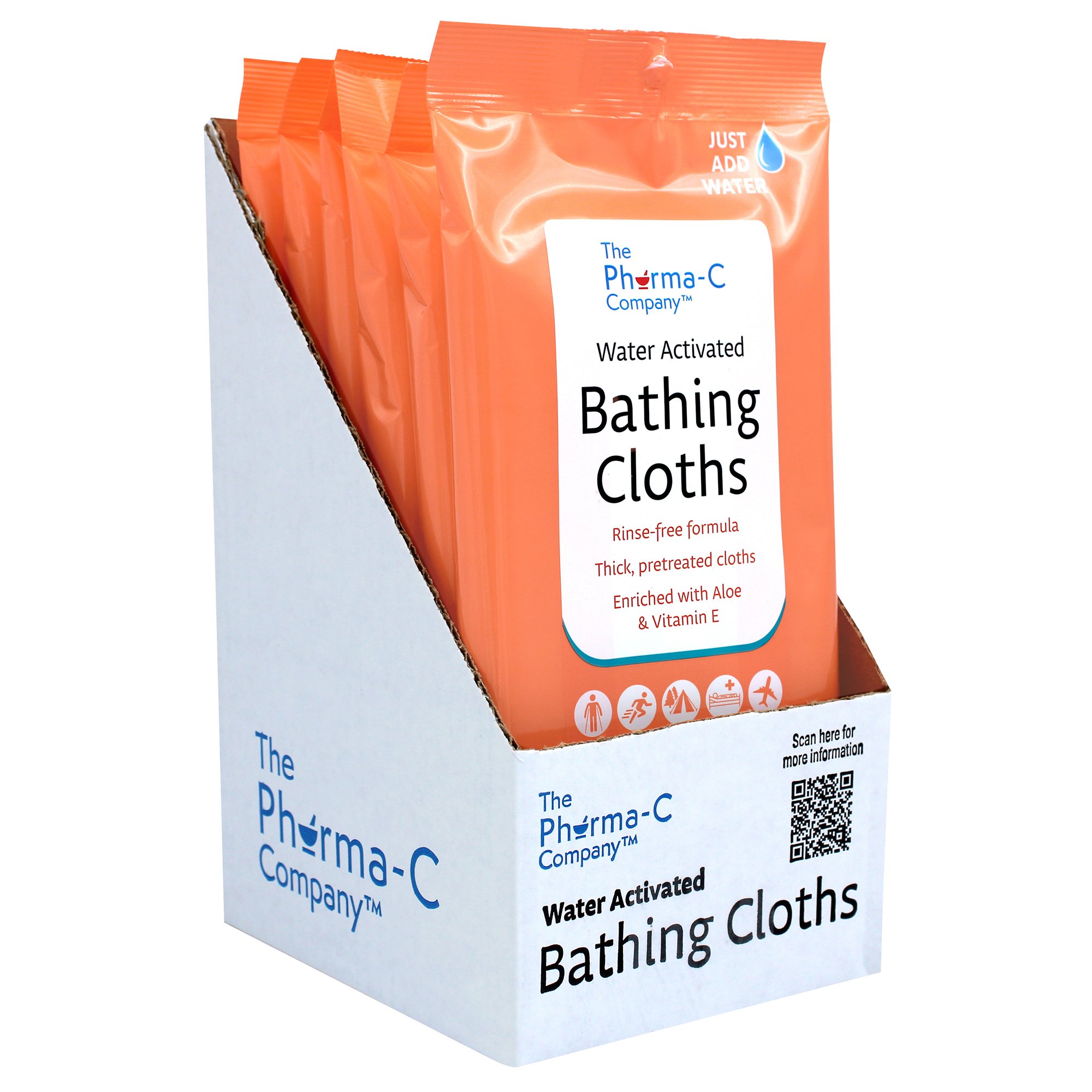 The Pharma-C Company® Rinse-Free Bath Wipe