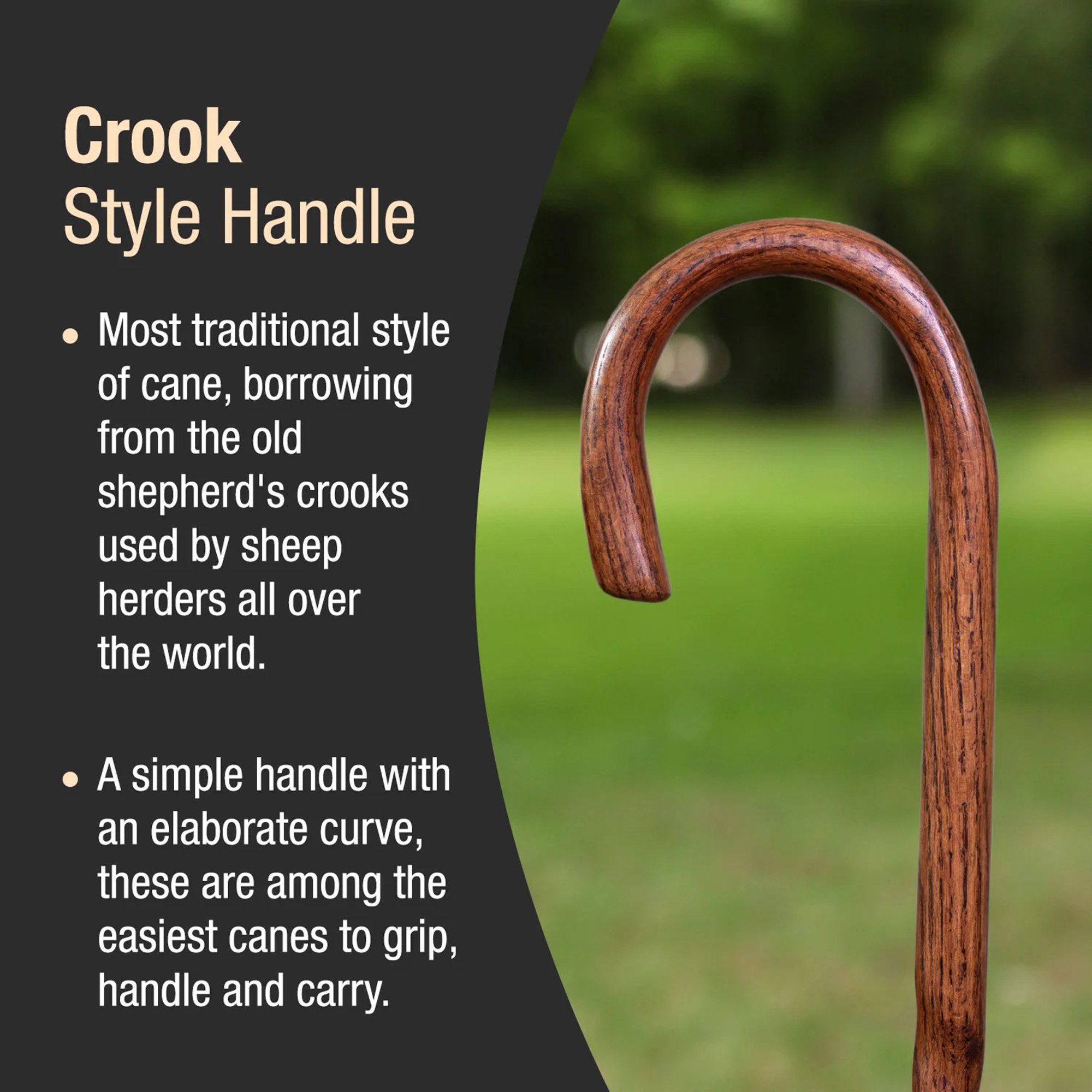 Brazos™ Twisted Oak Crookneck Cane, 37-Inch Height, Red - Image 4