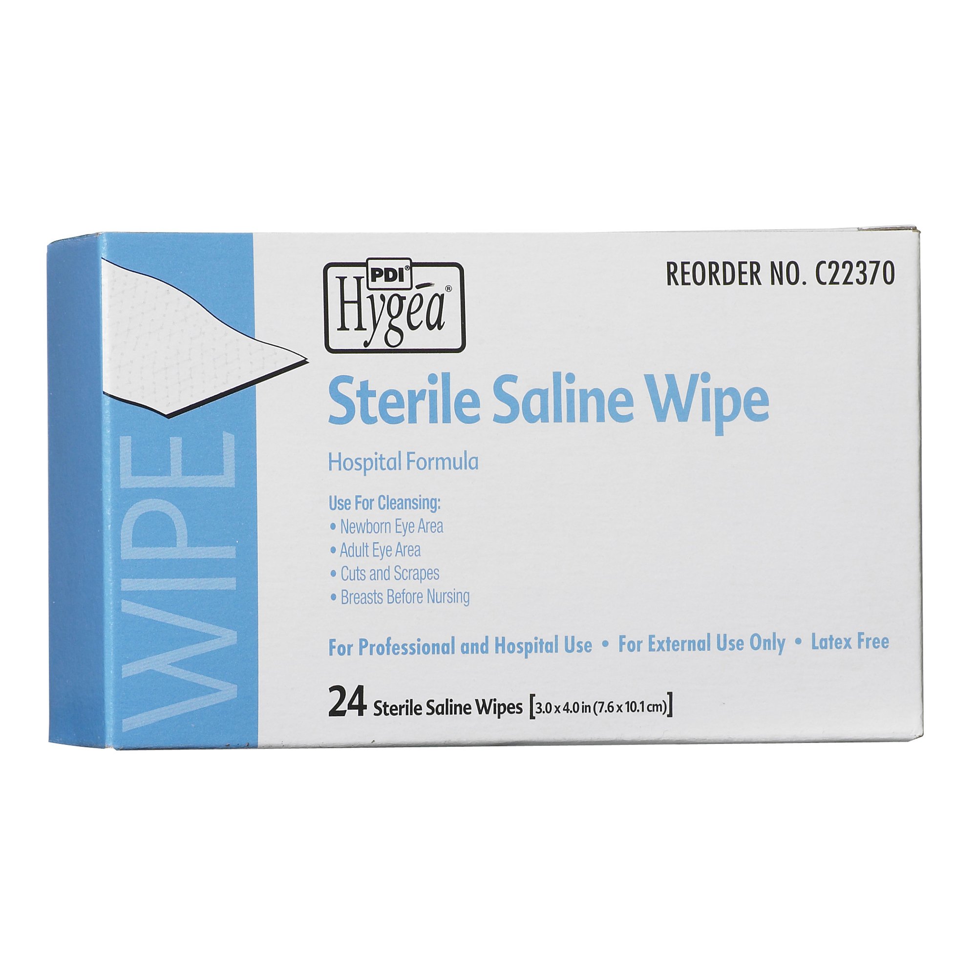 Hygea® Unscented Saline Wipe, Individual Packet - Image 2
