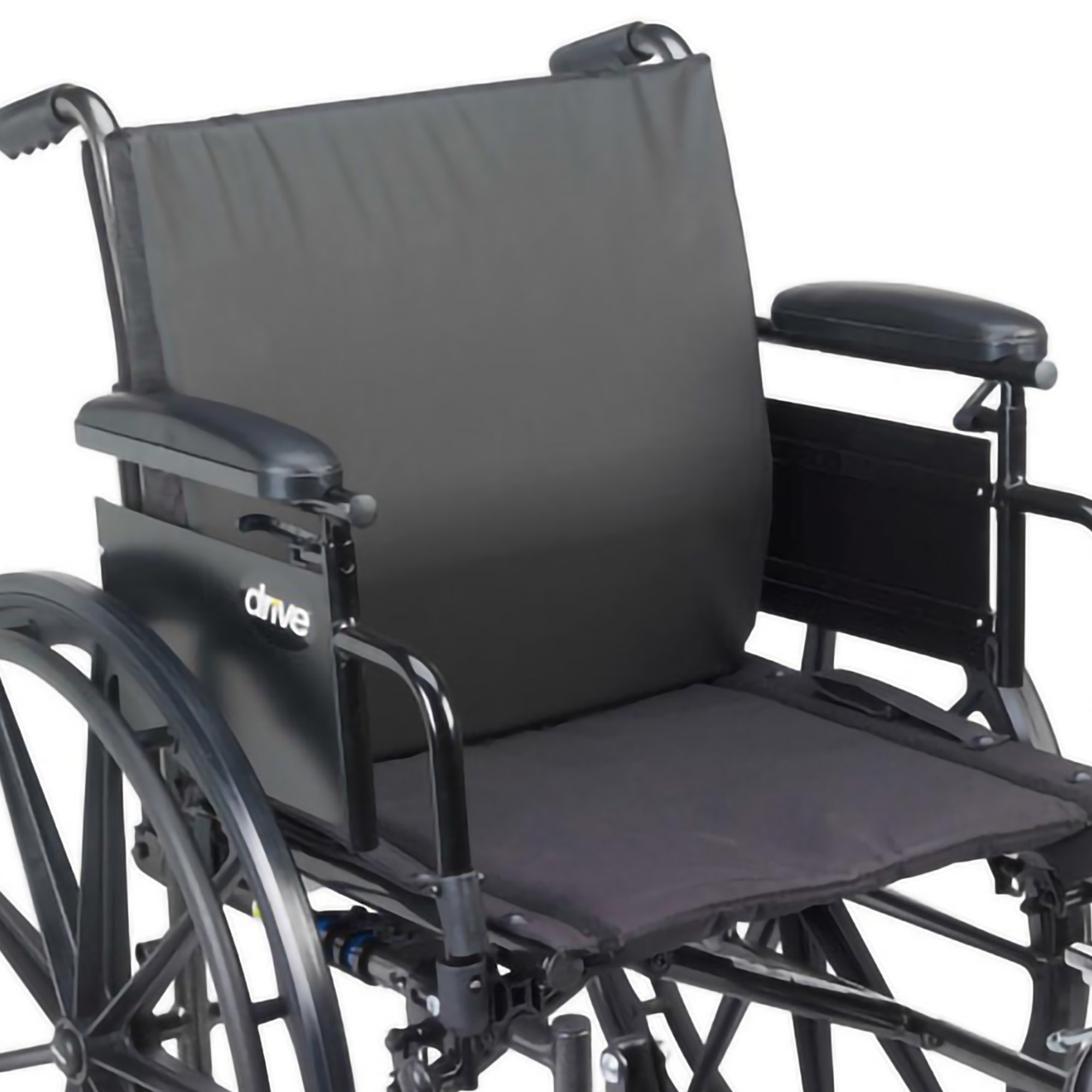drive™ Wheelchair Back Cushion with Lumbar Support, 18 x 17 Inch - Image 5