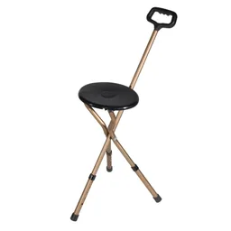 drive™ Aluminum Seat Cane, 34 - 38 Inch Height