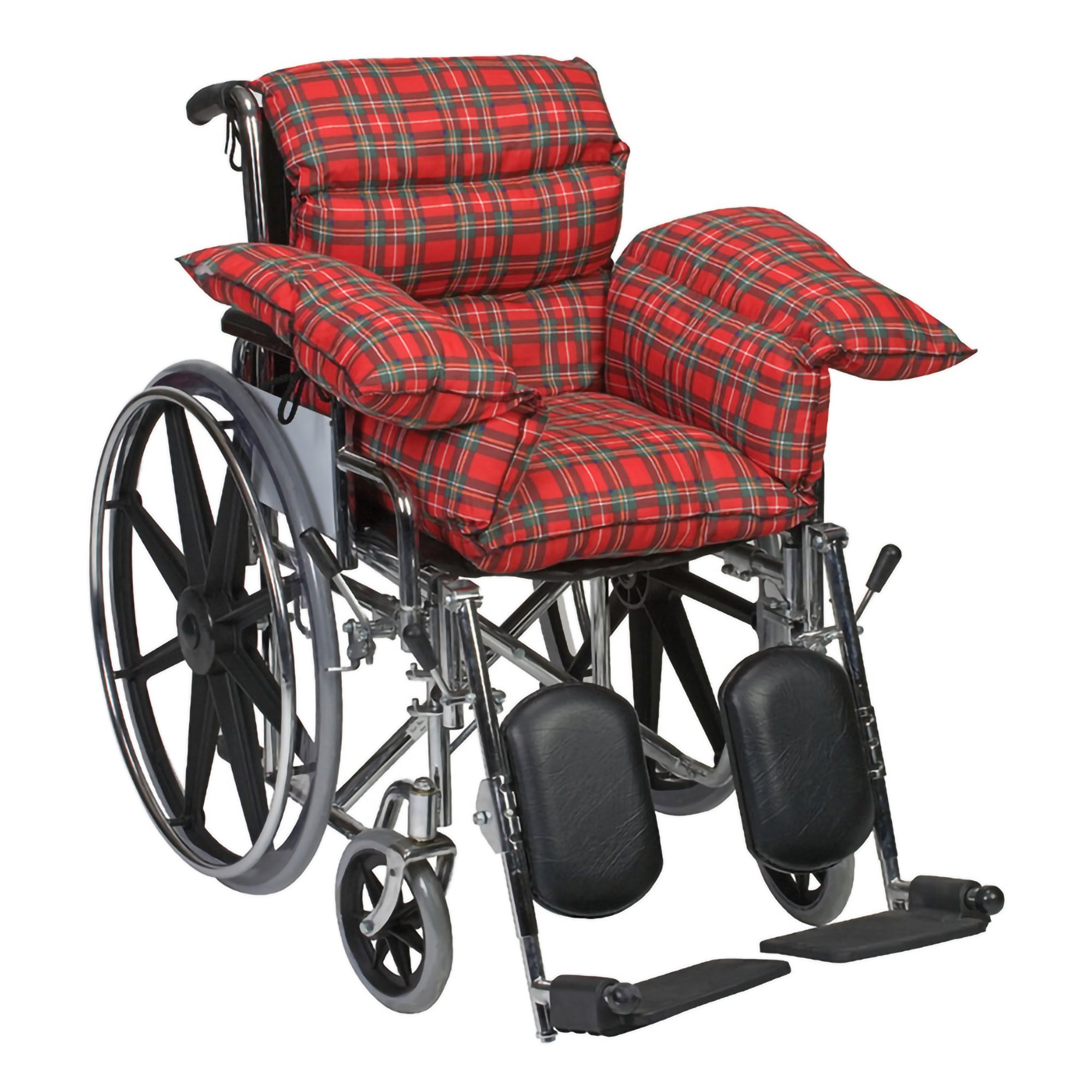 DMI® Comfort Wheelchair Cushion, Plaid - Image 2