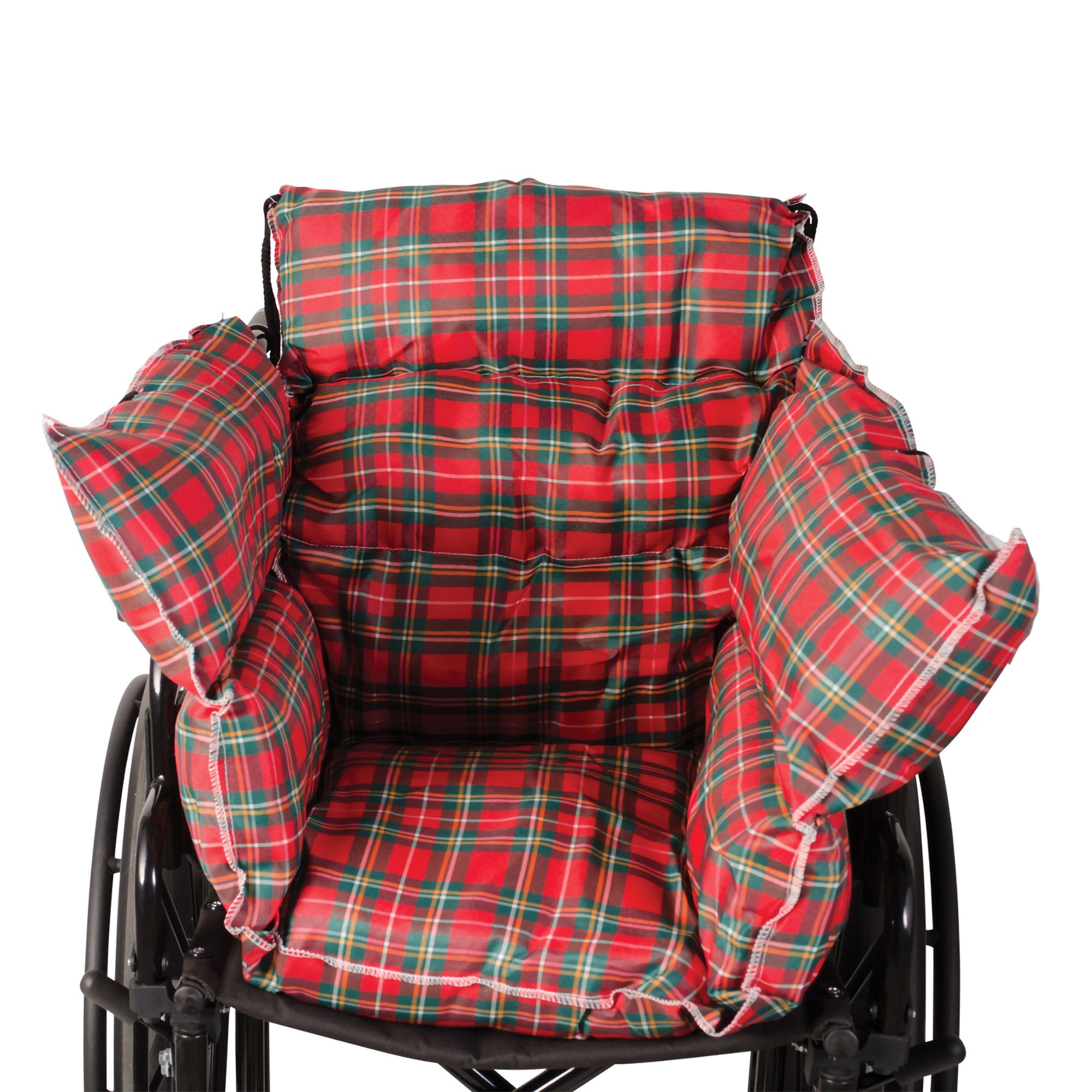 DMI® Comfort Wheelchair Cushion, Plaid - Image 3