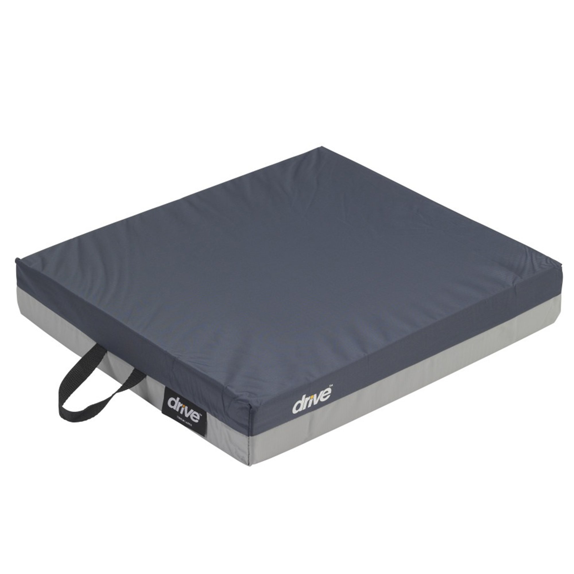 Gel "E" Seat Cushion, 16 in. W x 16 in. D x 3 in. H, Gel / Foam, Blue