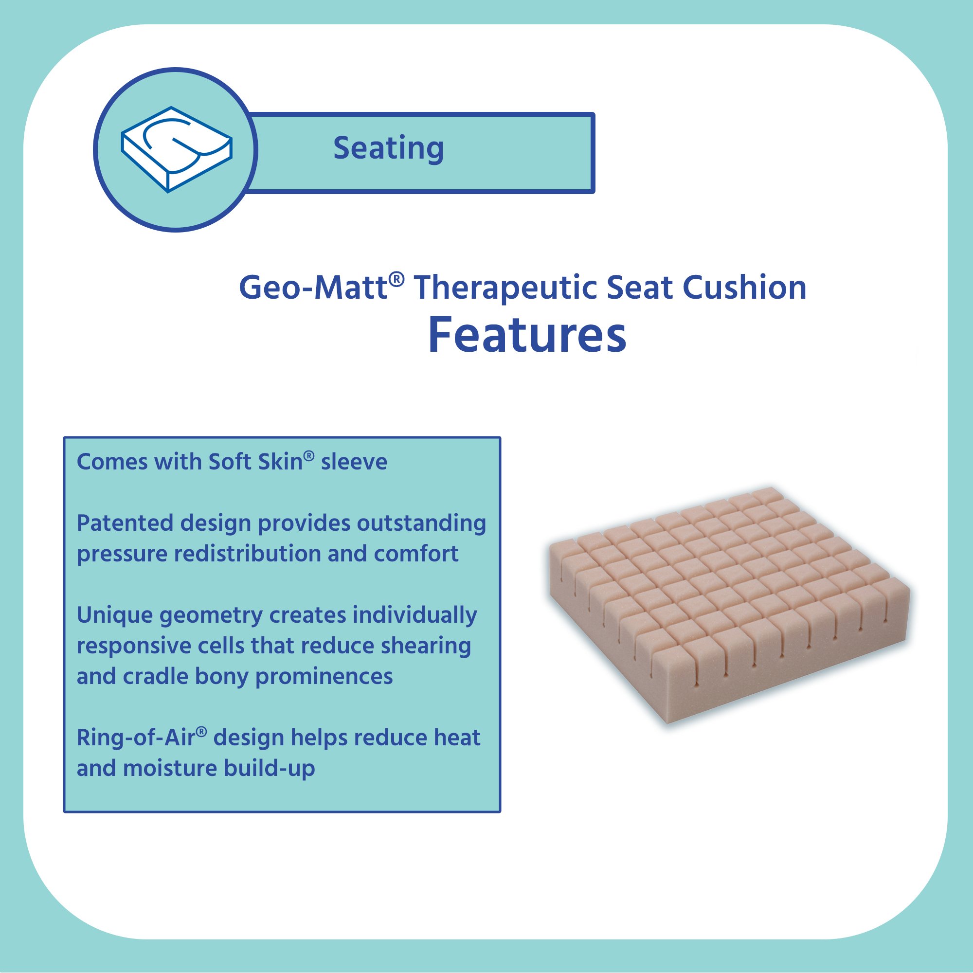 Geo-Matt® Therapeutic Seat Cushion - Image 5