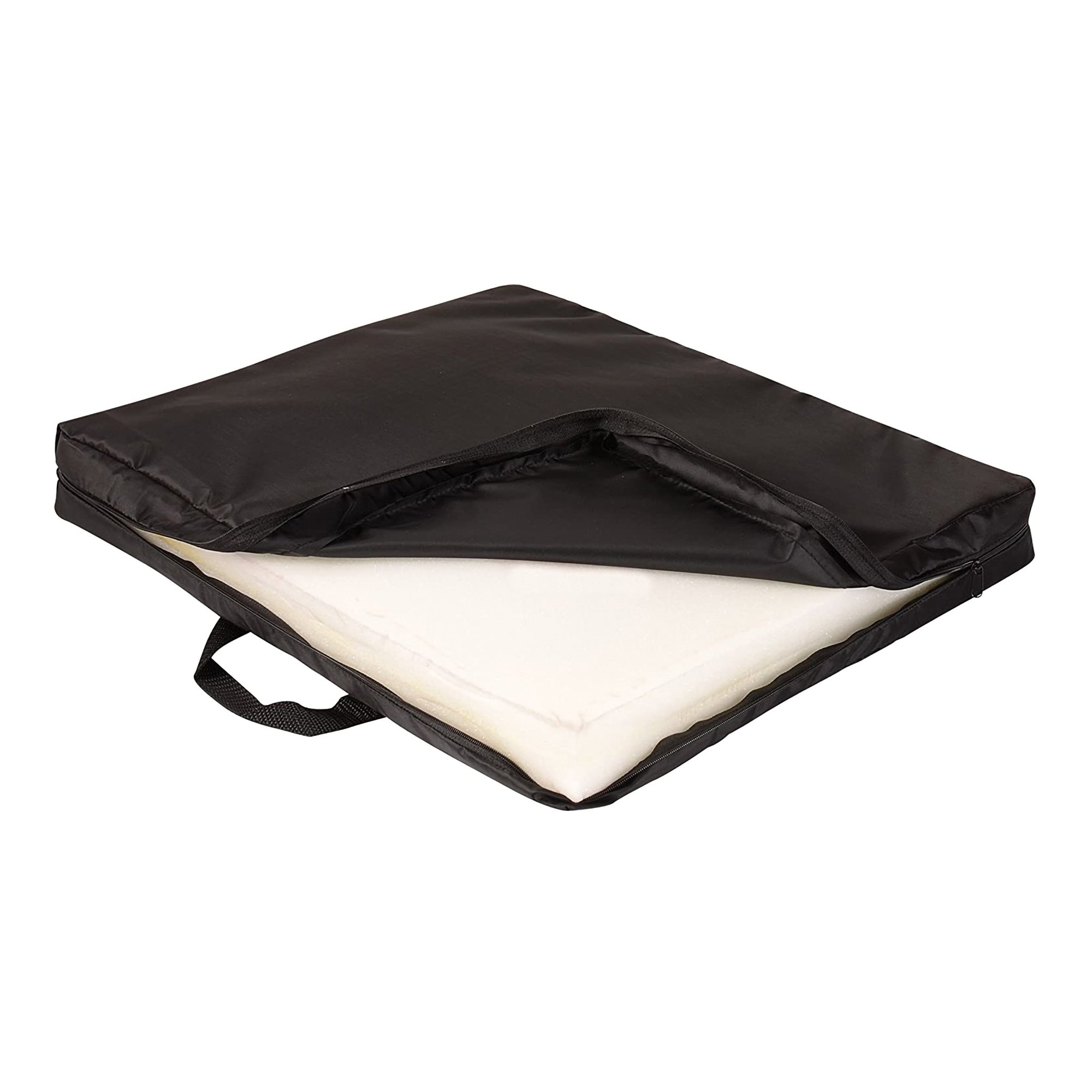 Mabis® Wheelchair Seat Cushion, Black, 16 D x 18 W x 2 H in. - Image 3