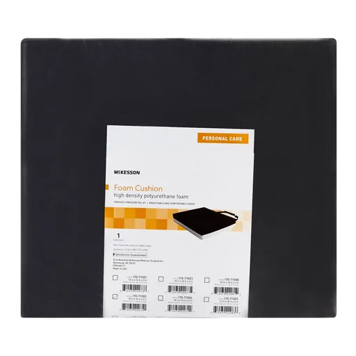 McKesson Foam Seat Cushion, 18 x 16 x 3 Inch