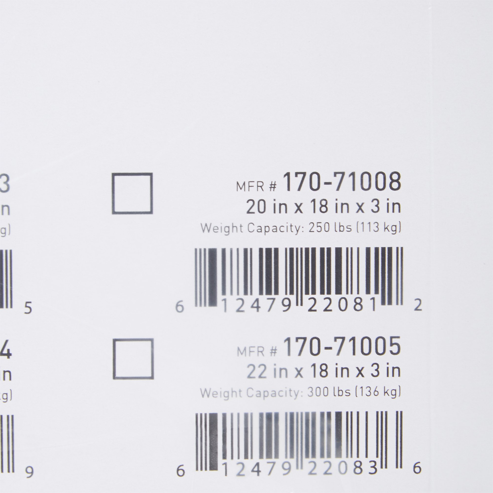 McKesson Foam Seat Cushion, 20 x 18 x 3 Inch - Image 2