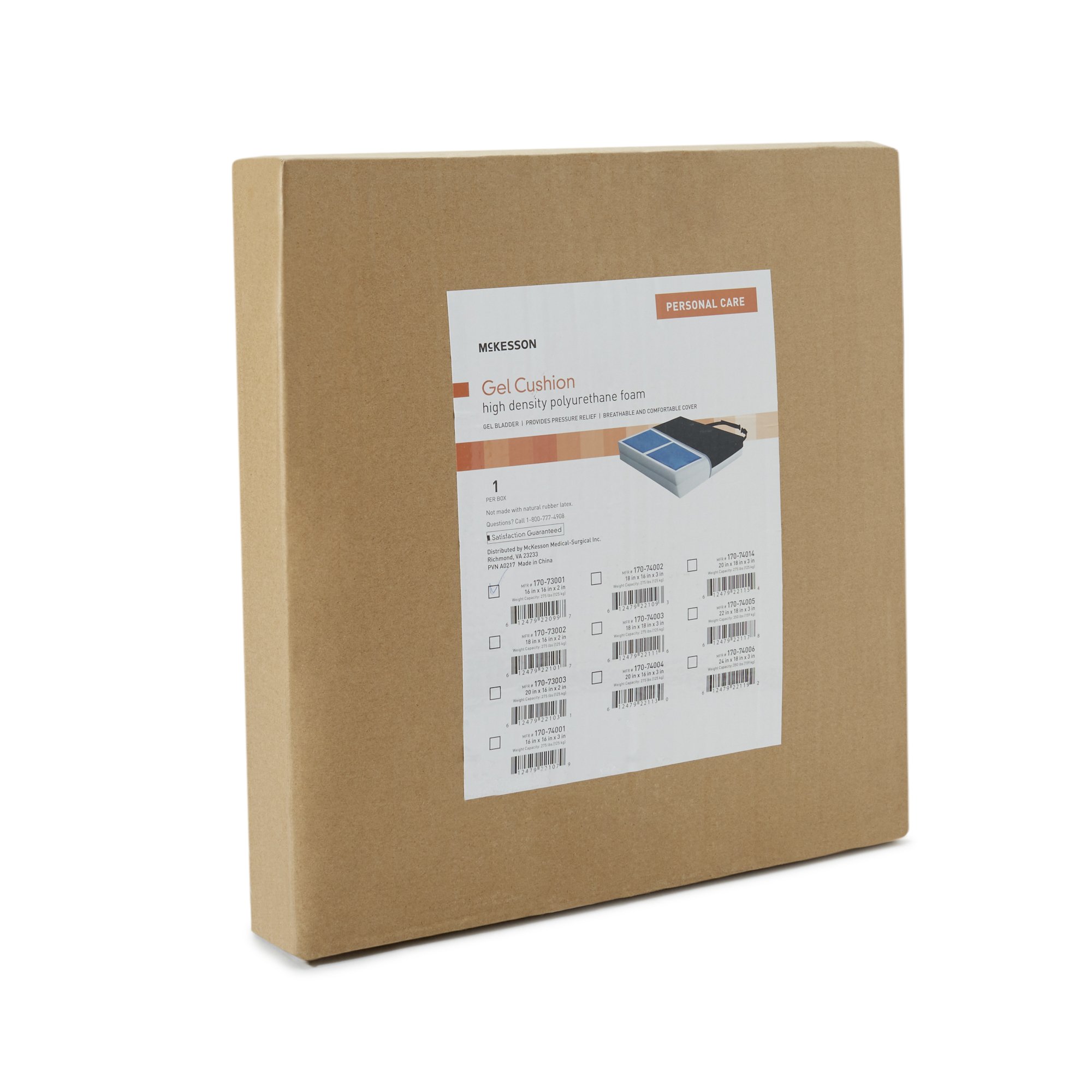 McKesson Gel Protekt Seat Cushion, 16 x 16 x 2 Inch - Image 6