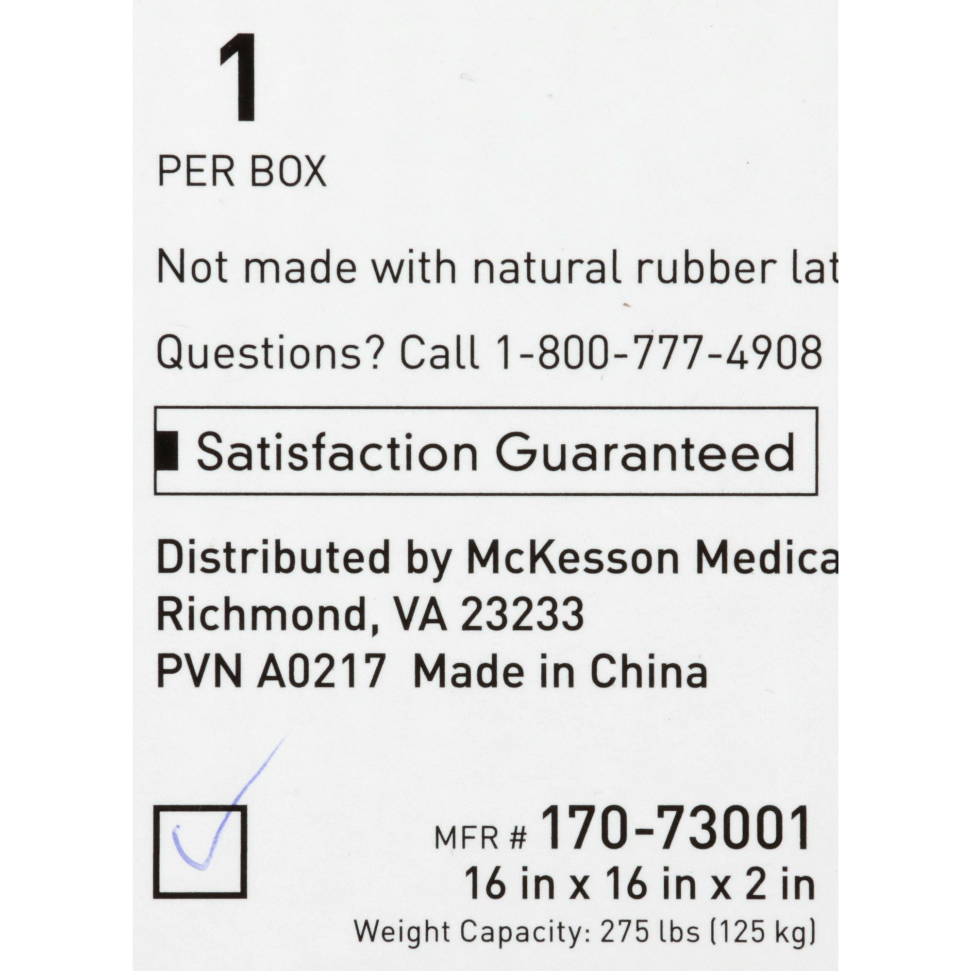 McKesson Gel Protekt Seat Cushion, 16 x 16 x 2 Inch - Image 7