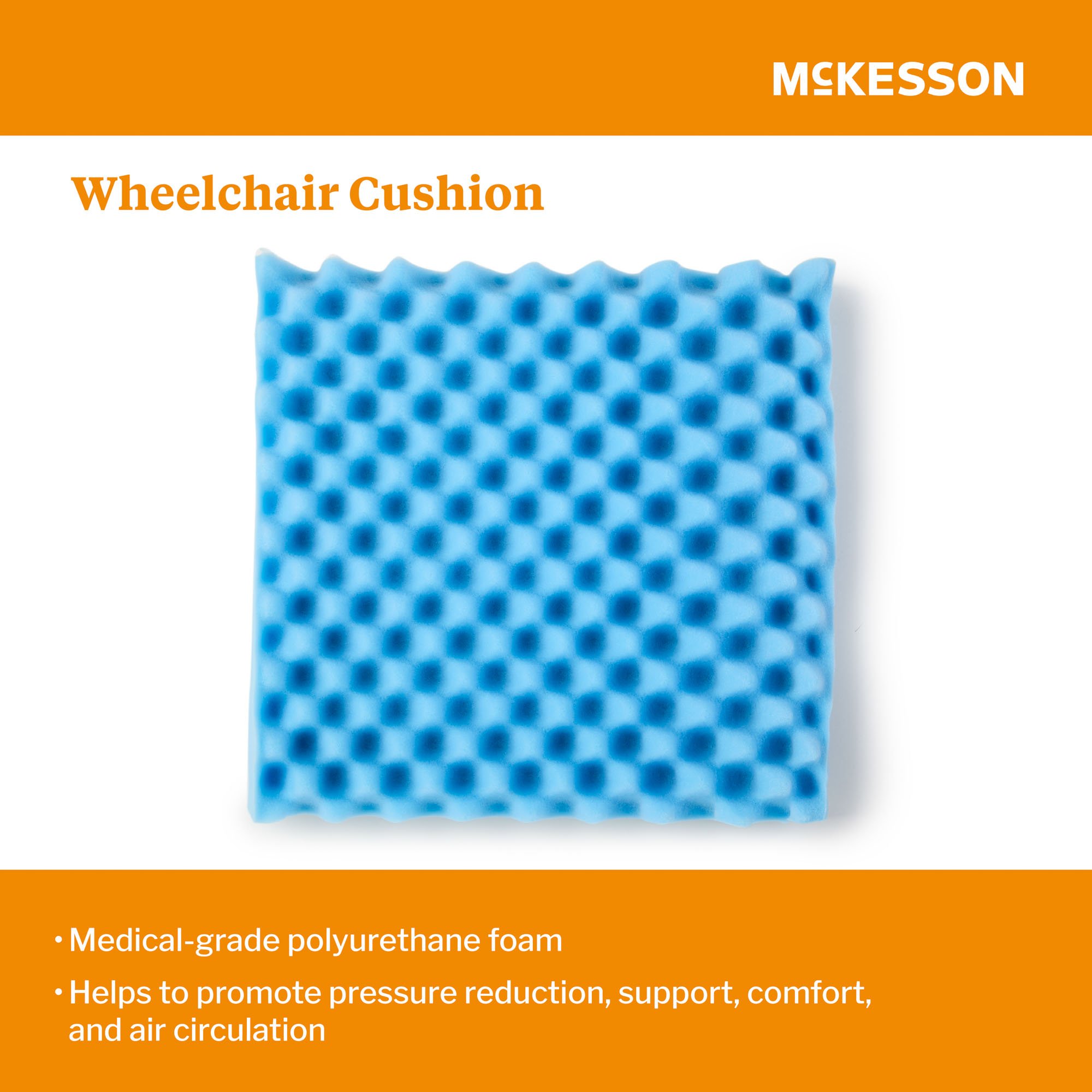 McKesson Seat Cushion, 18 W X 16 D X 3 H Inch - Image 10