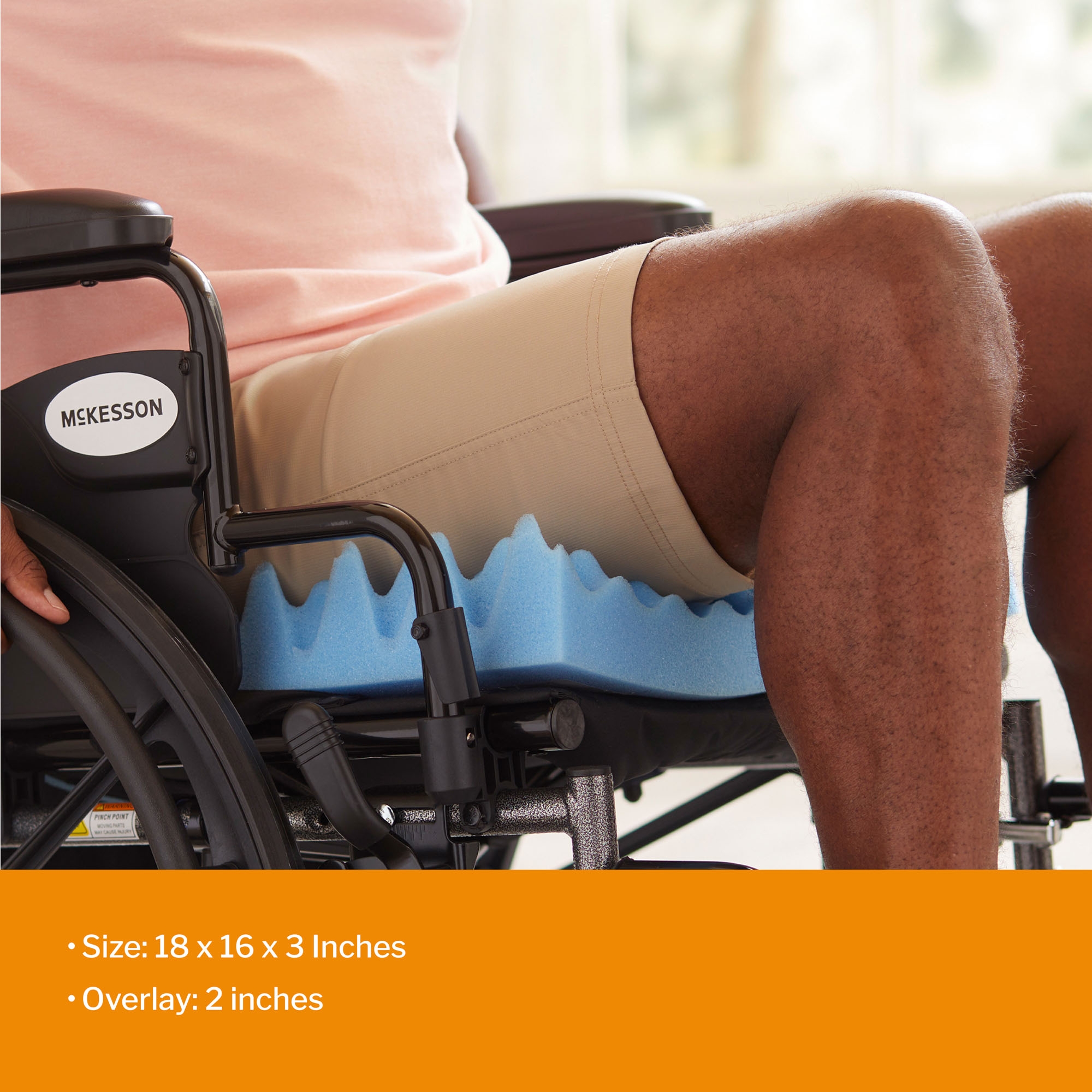 McKesson Seat Cushion, 18 W X 16 D X 3 H Inch - Image 9