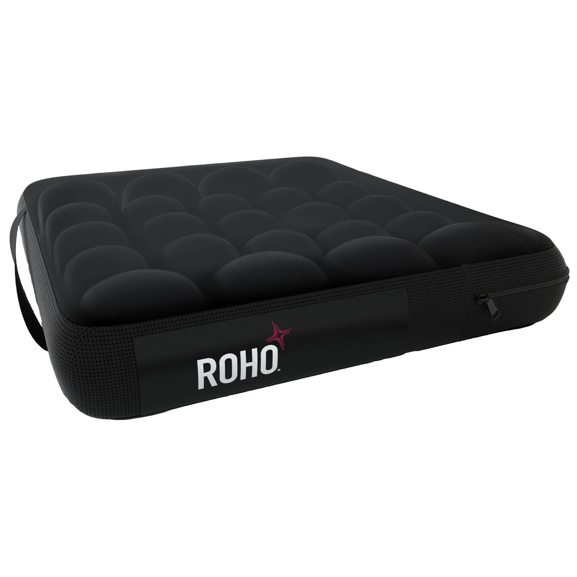 ROHO® Mosaic® Inflatable Seat Cushion, 18 x 16 x 3 Inch, Air Cells, Black