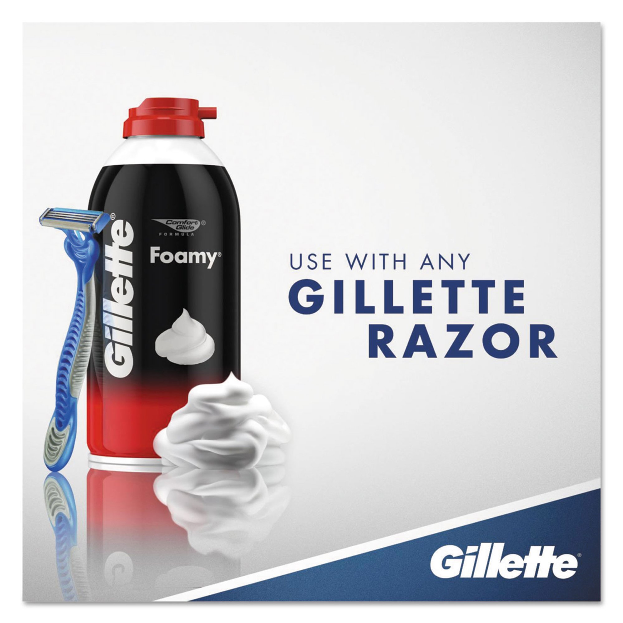Gillette® Foamy® Shaving Cream Regular Scent - Image 4