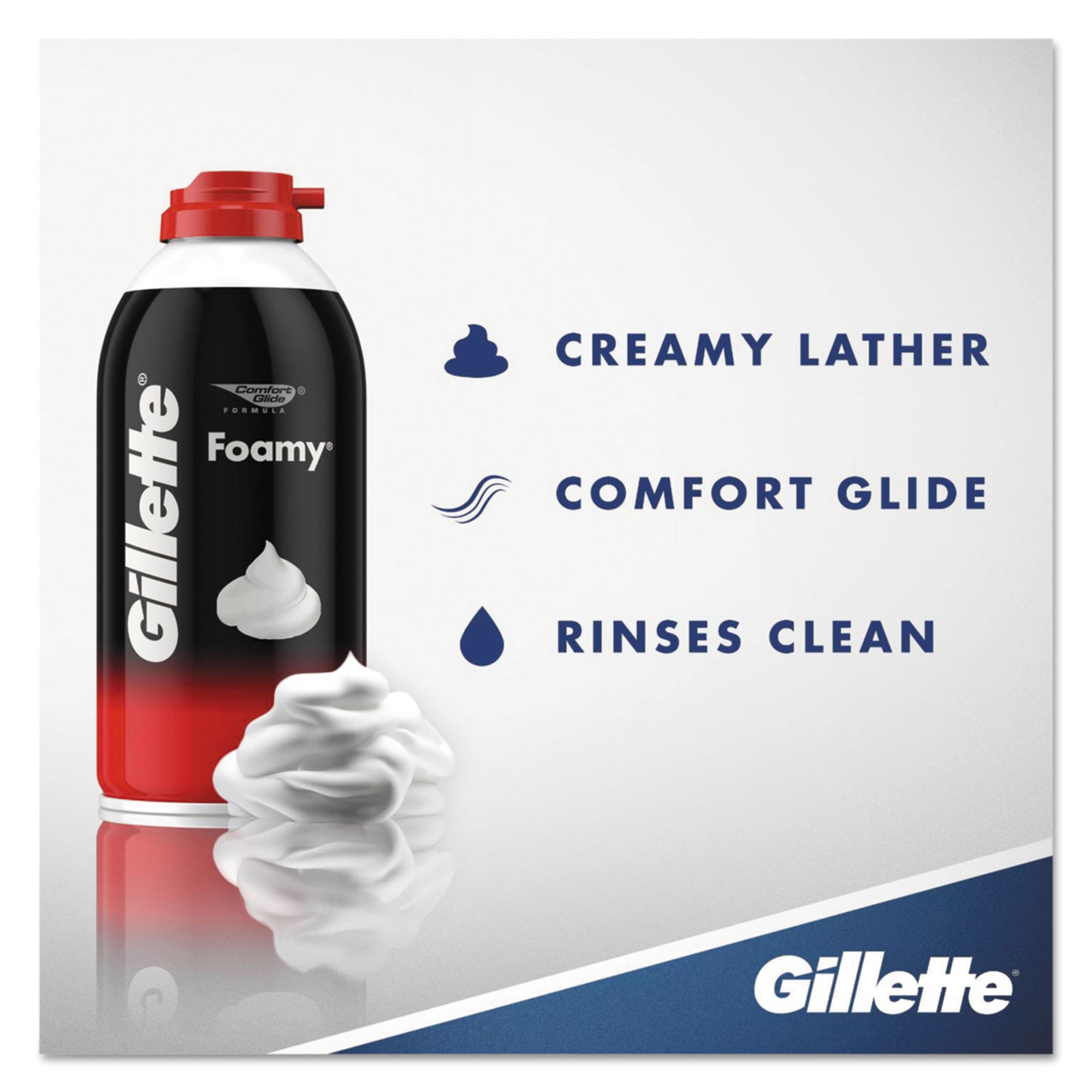 Gillette® Foamy® Shaving Cream Regular Scent - Image 7